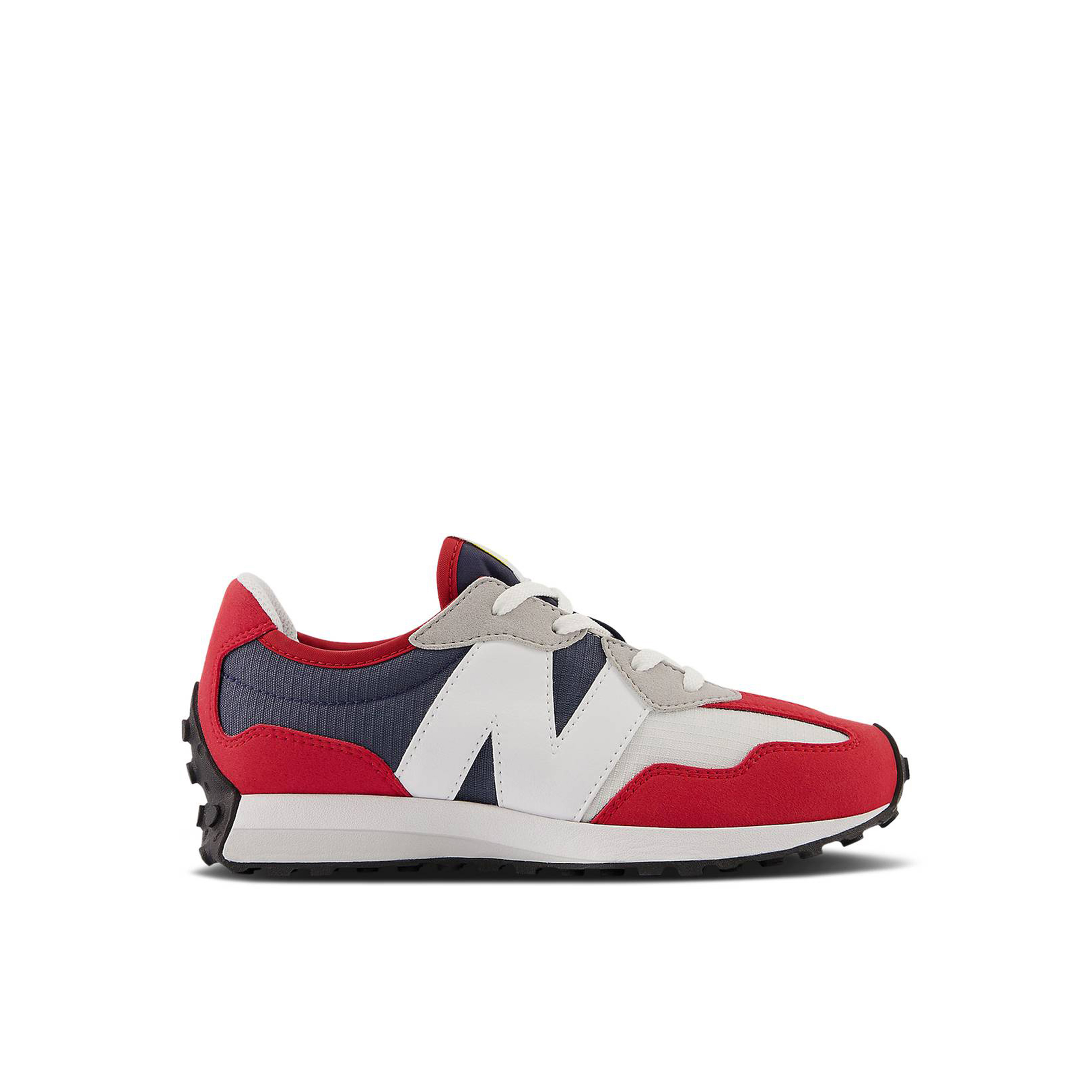 New Balance 327 Team Red Natural Indigo PS | PS327SR | Laced