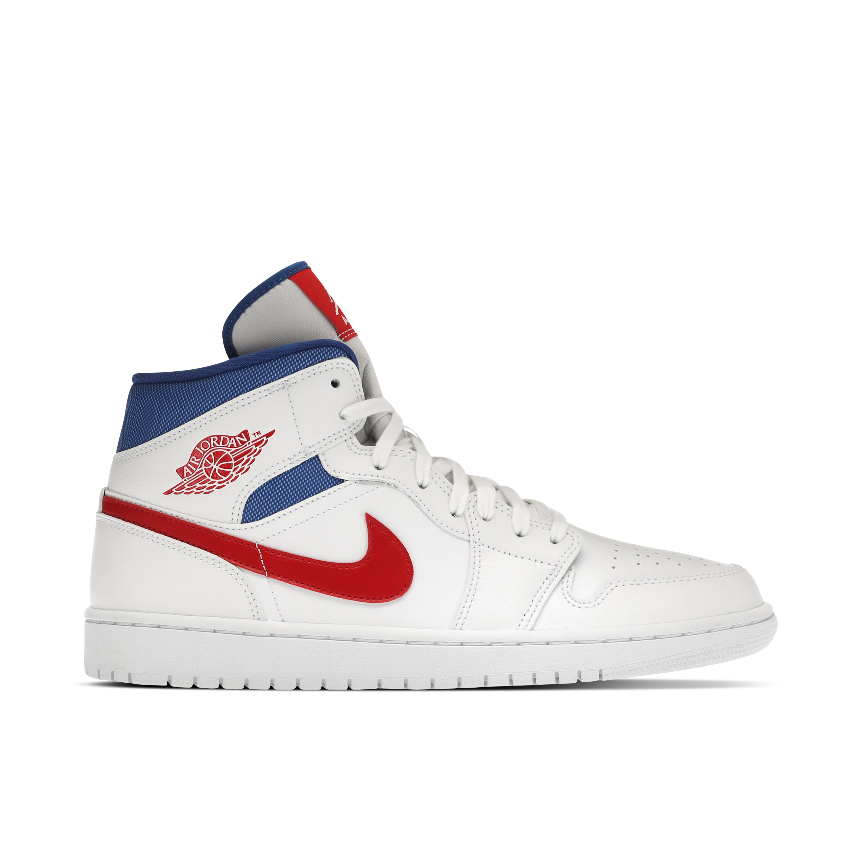 Air jordan 1 clearance mid rouge et blanc