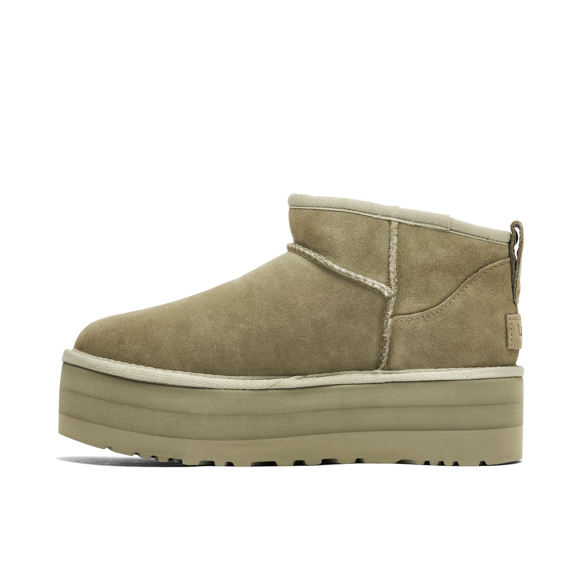 UGG Classic Ultra Mini Platform Moss Green Womens | 1135092-MSG | Laced