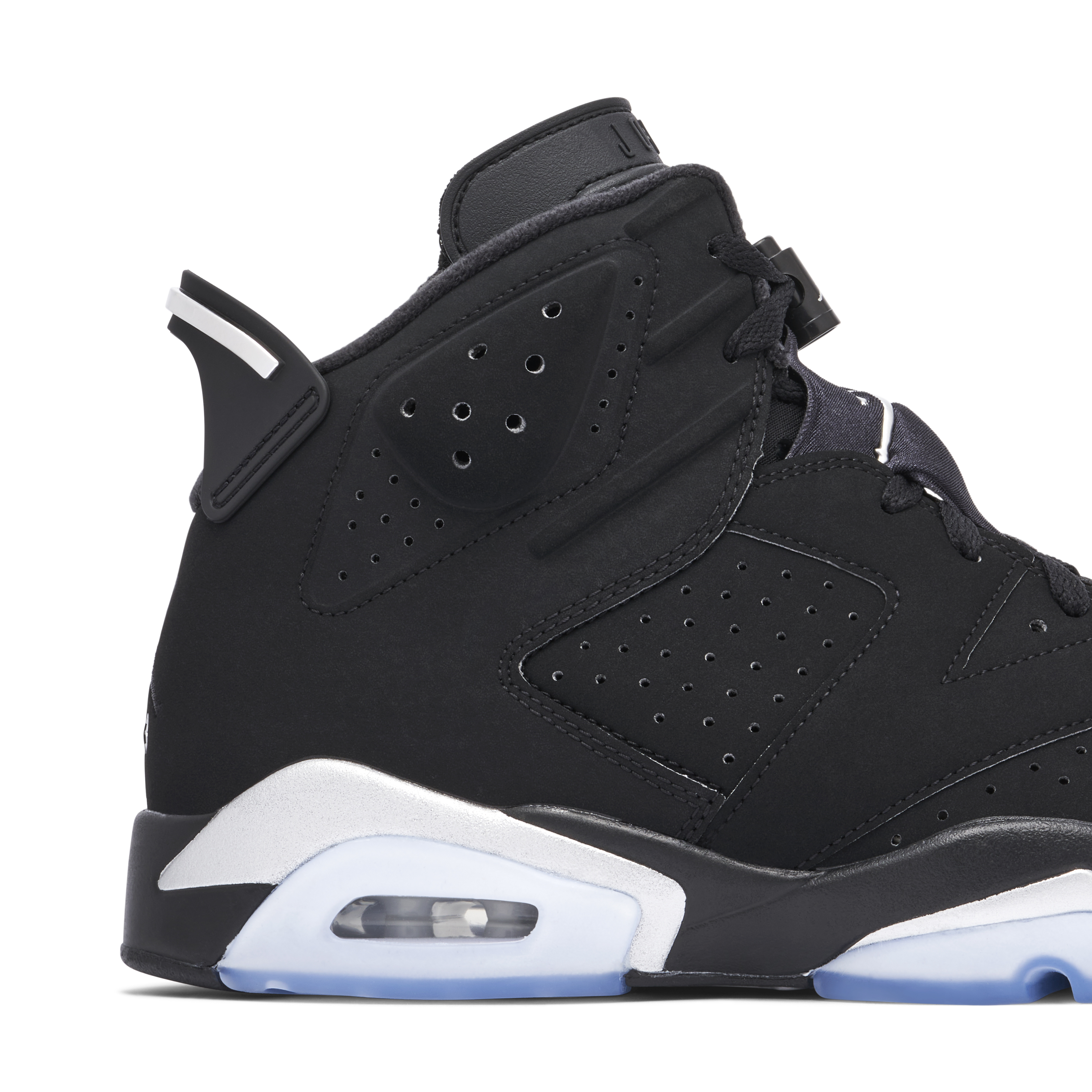 Retro 6 jordans black best sale and white