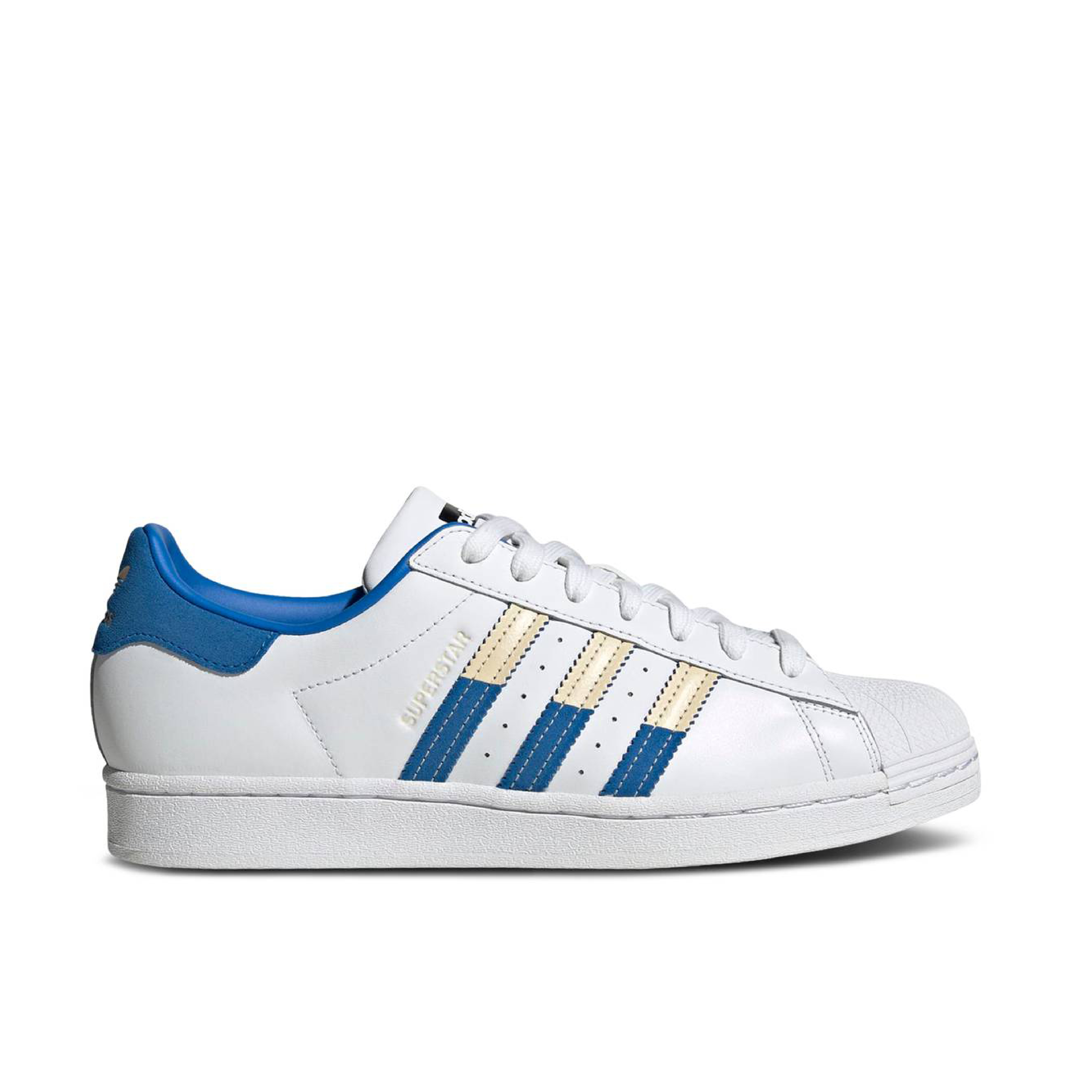 Adidas Superstar White Royal Sand | HQ2167 | Laced