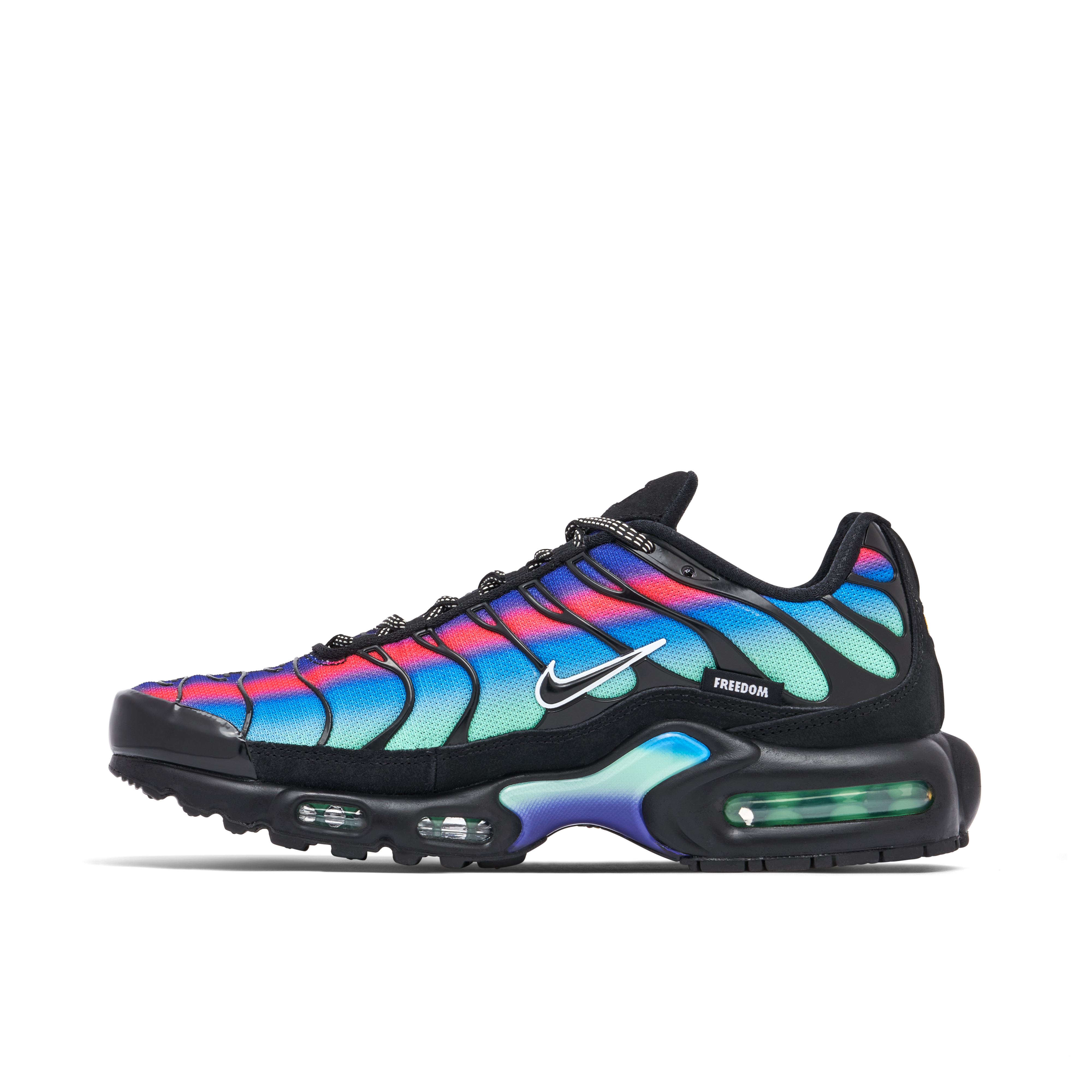 Nike air max outlet plus black and rainbow