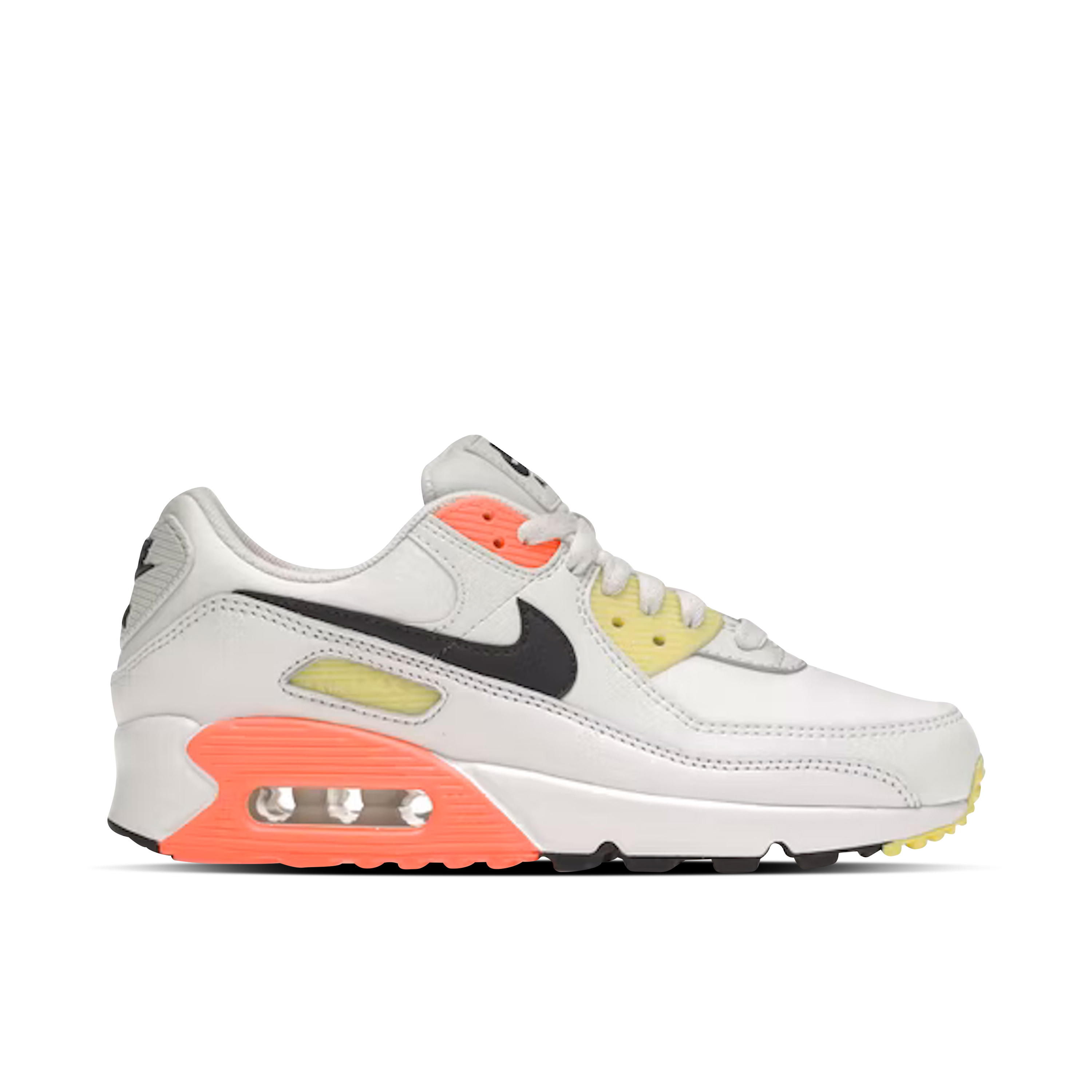 Nike women's air max 270 clearance react shoes white pink yellow