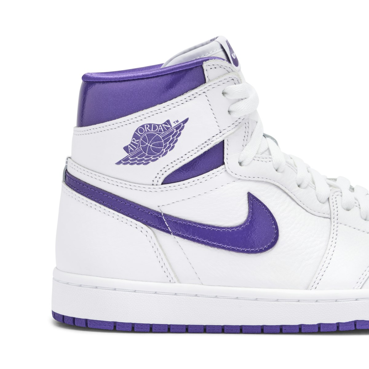 Air Jordan 1 Retro High Court Purple Womens Cd0461 151 Laced 4440