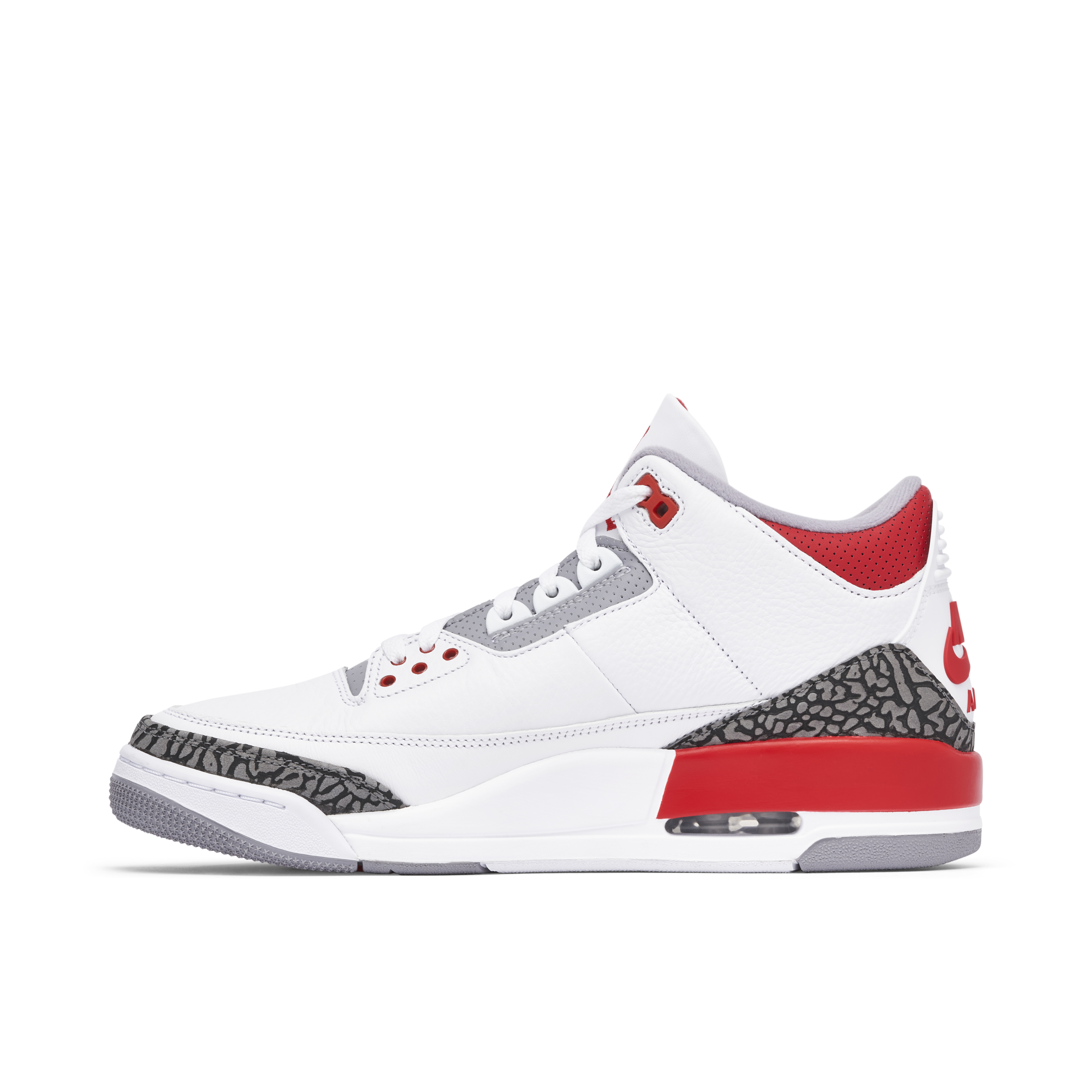 White and sale red jordan 3