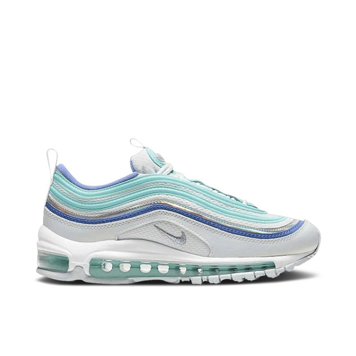 Nike air max 97 premium w green spruce aura  and  white Clearance