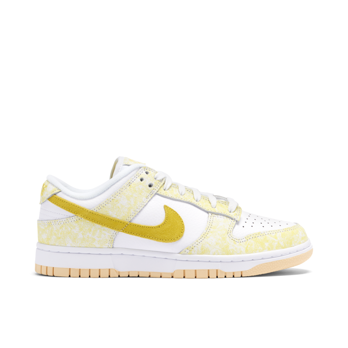 Nike Dunk Low OG Yellow Strike Womens DM9467 700 Laced