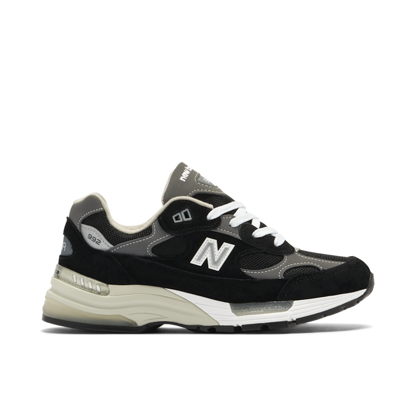 New Balance 992 Black Grey White M992EB Laced