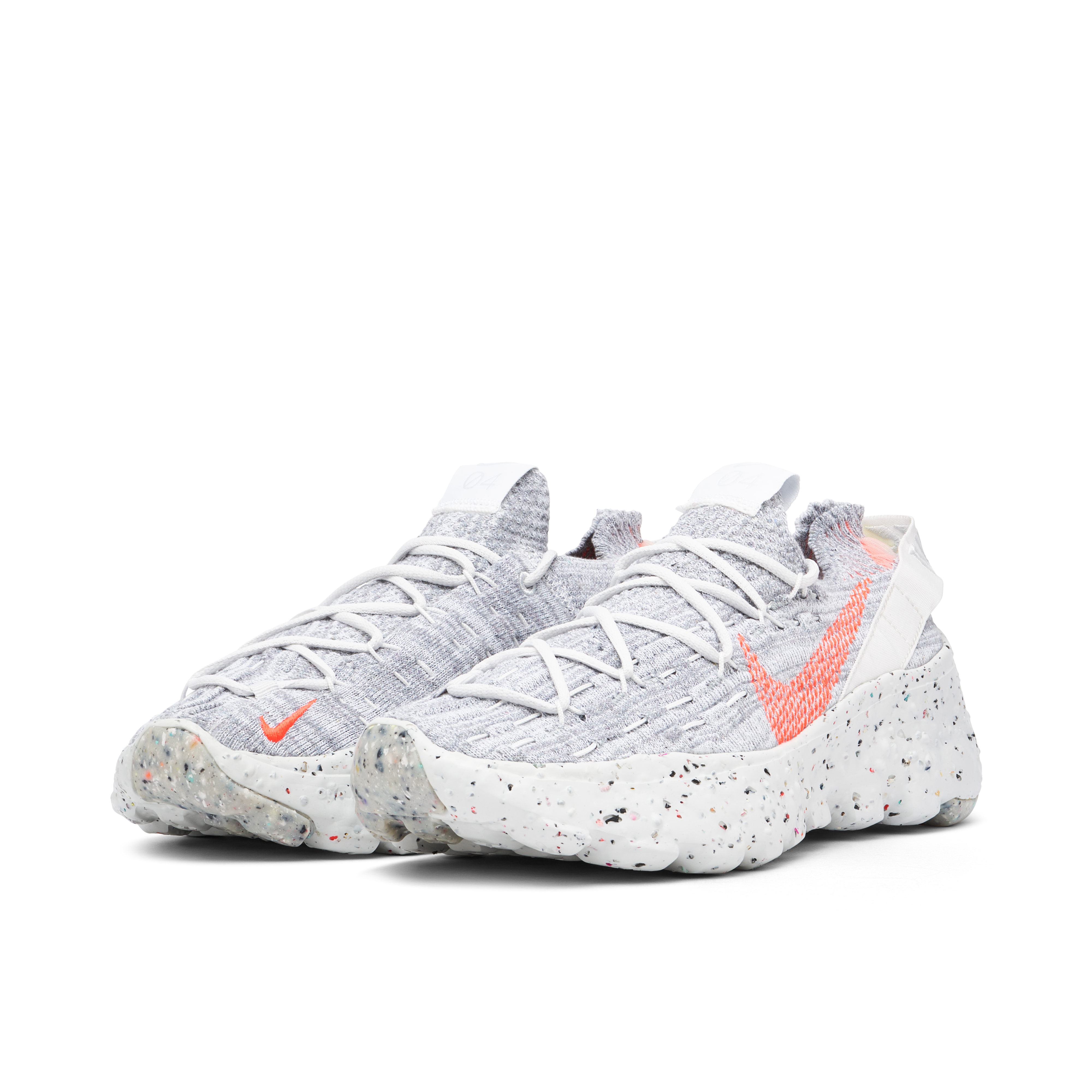 Nike Space Hippie 04 Summit White Hyper Crimson womens