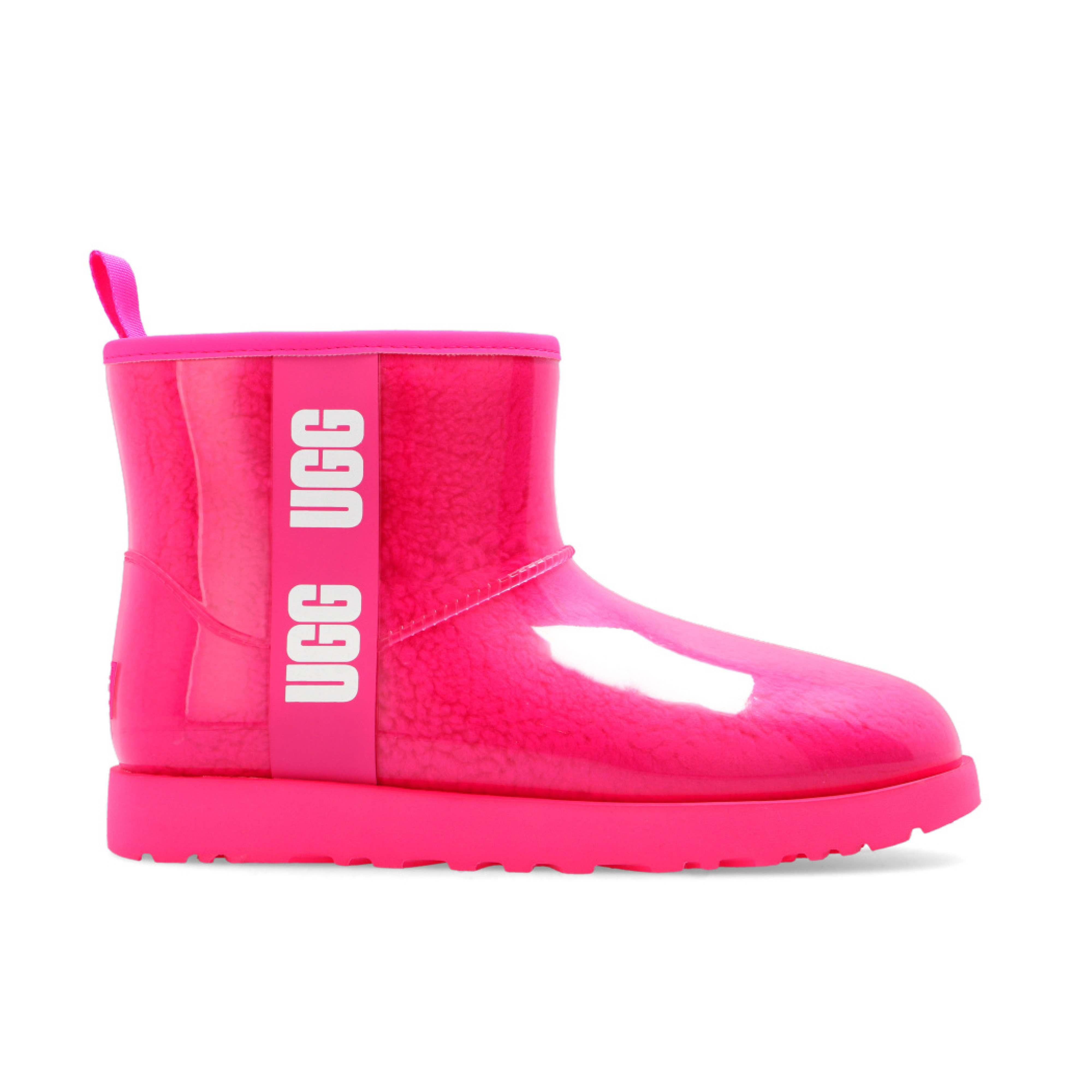 UGG Classic Clear Mini Boot Pink Womens 1113190 TYPN Laced