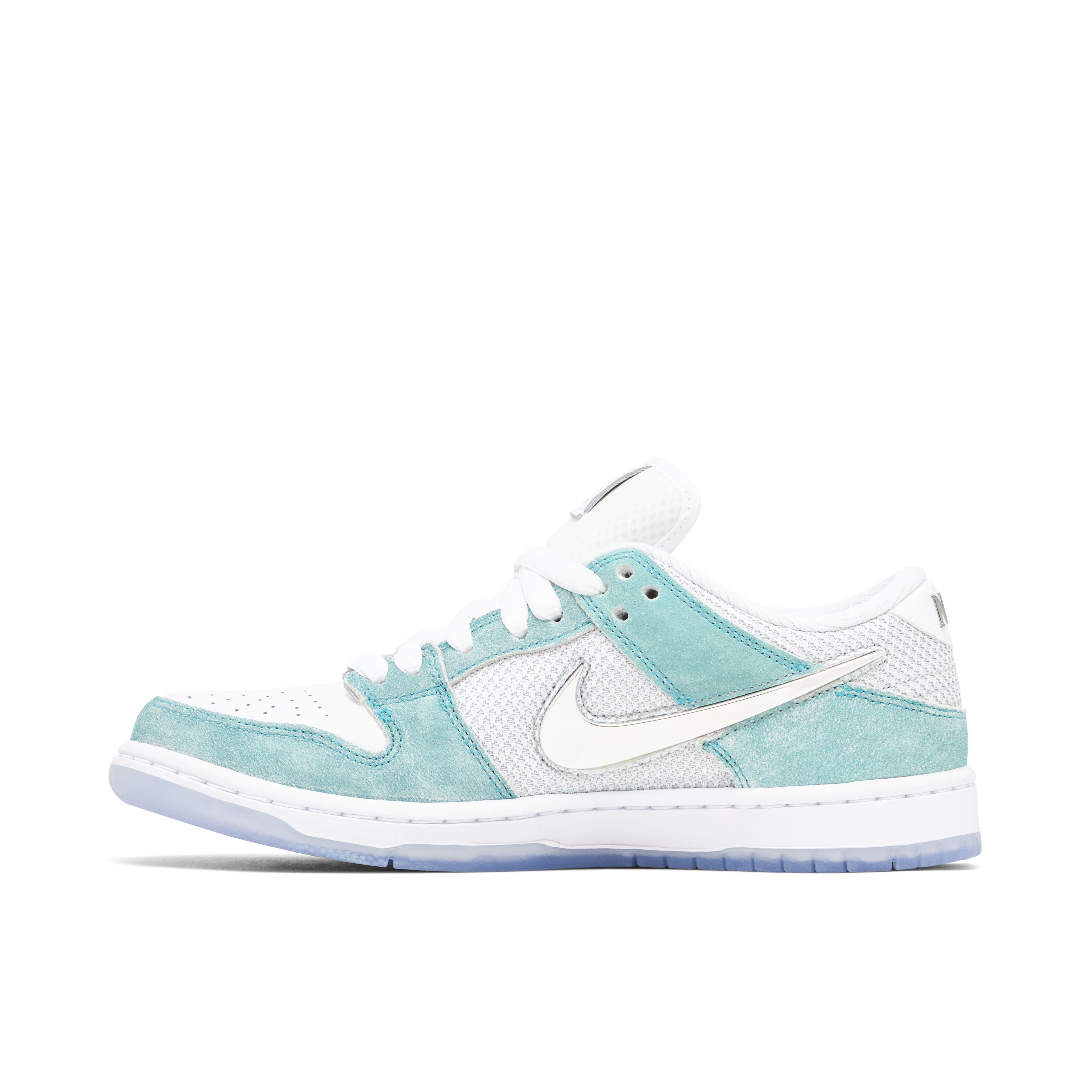 Limited edition nike distressed sb dunks clearance cream and teal