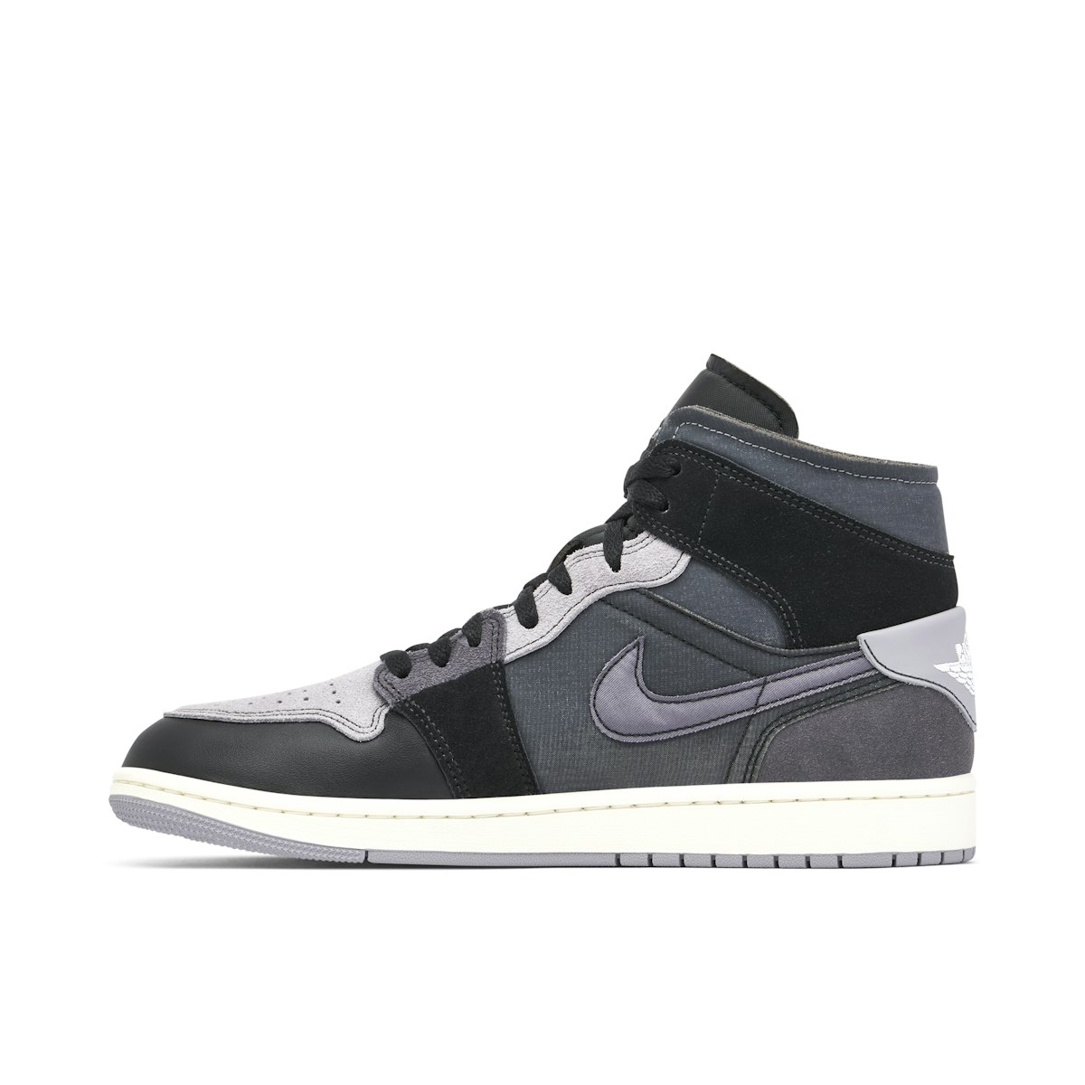 Air Jordan 1 Mid Inside Out Black 