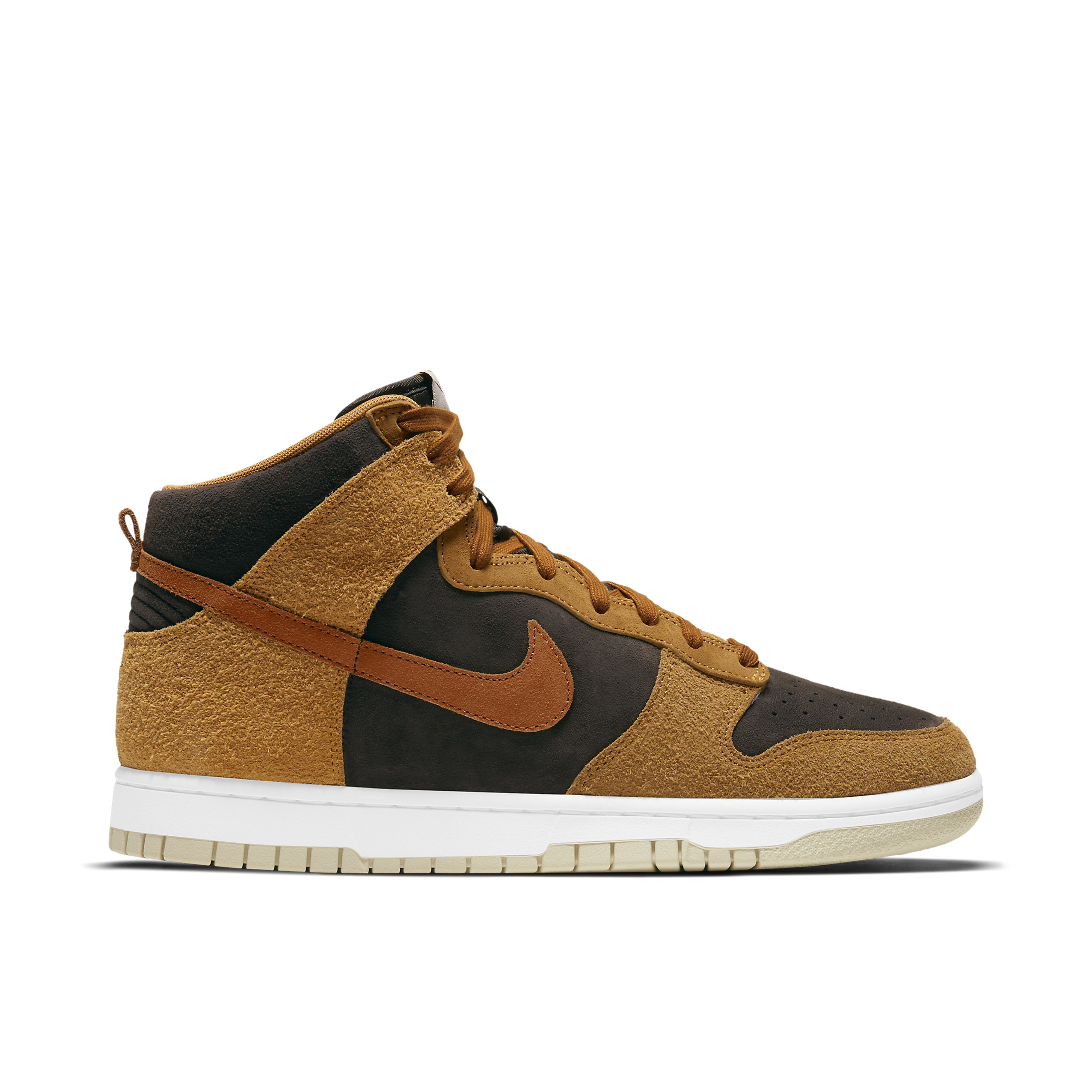 nike dunk high retro prm dark russet