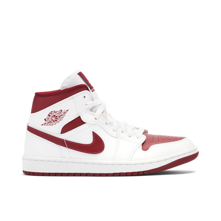 Air jordan 1 best sale mid femme rouge