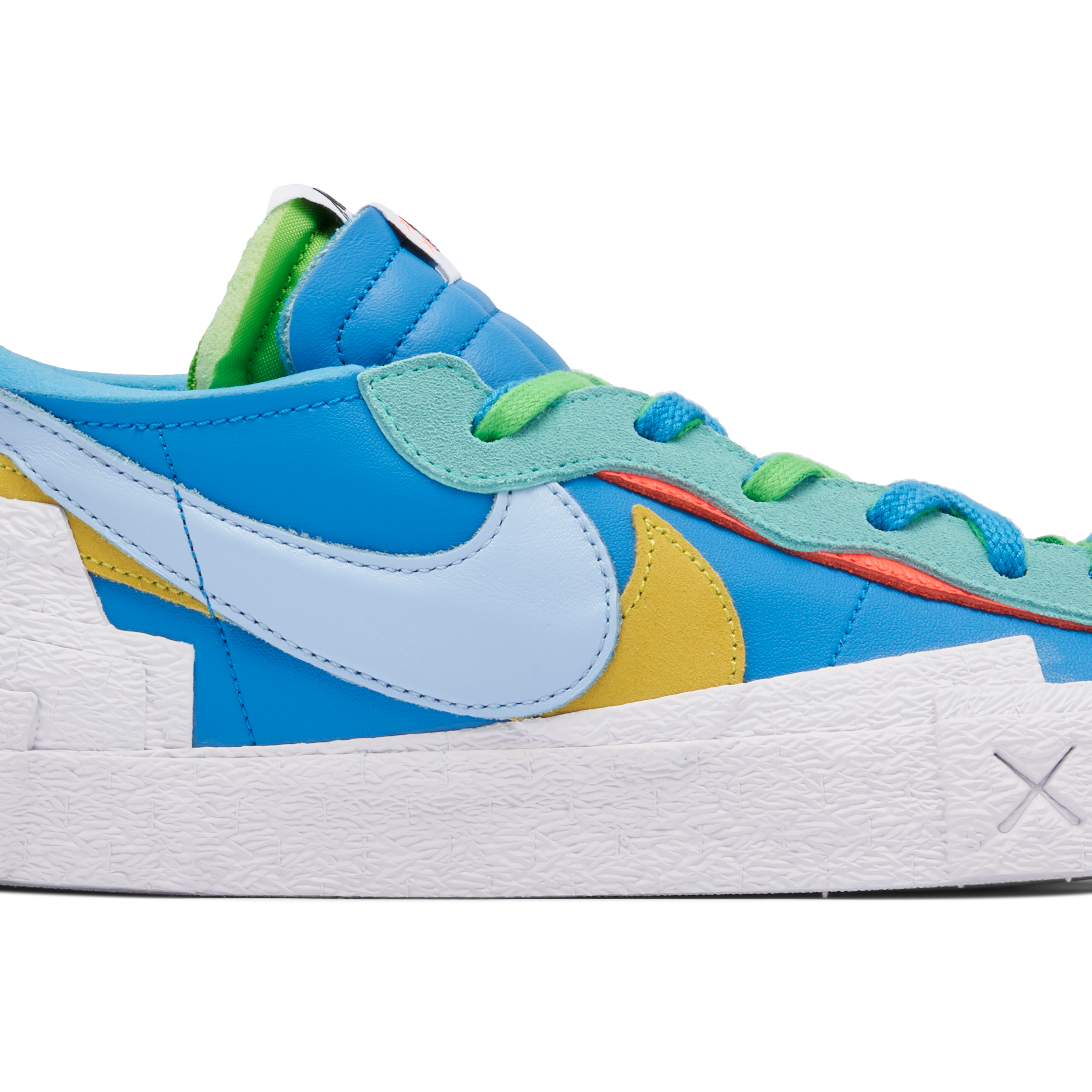 KAWS x sacai x Nike Blazer Low Blue Multi | DM7901-400 | Laced