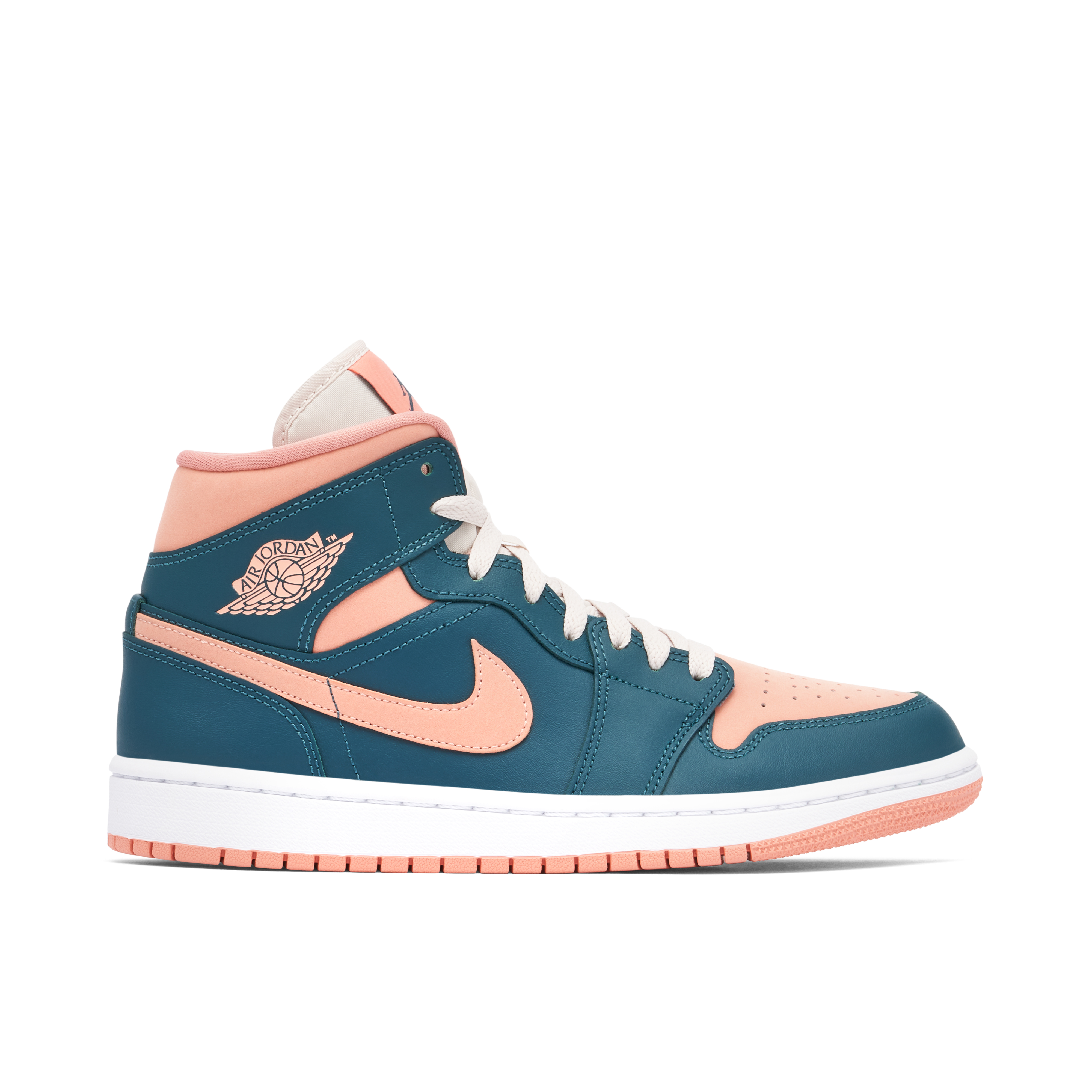 Air Jordan 1 Mid Dark Teal Green Womens | BQ6472-308 | Laced