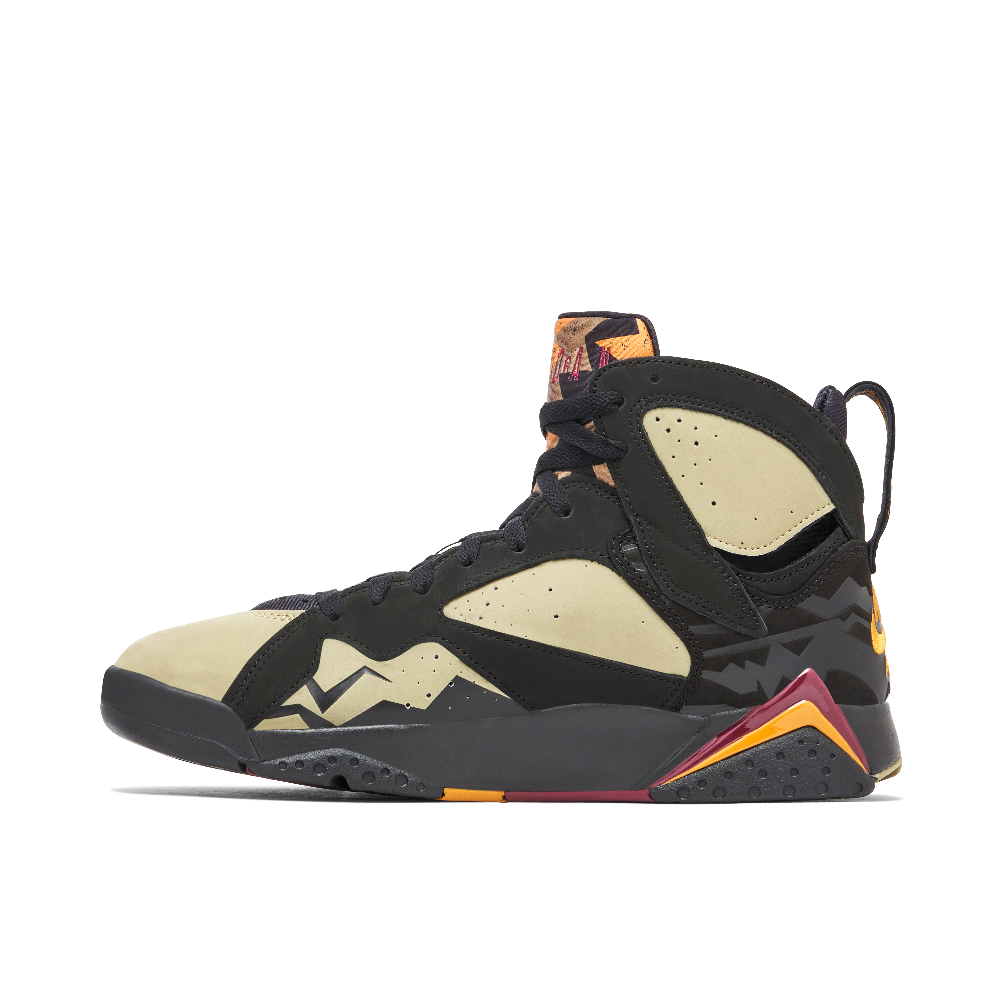 Air jordan 7 retro black store and gold