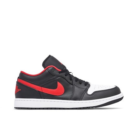 Air Jordan 1 Low “Bred Toe” 553558-161 White/Black-Red - SoleSnk