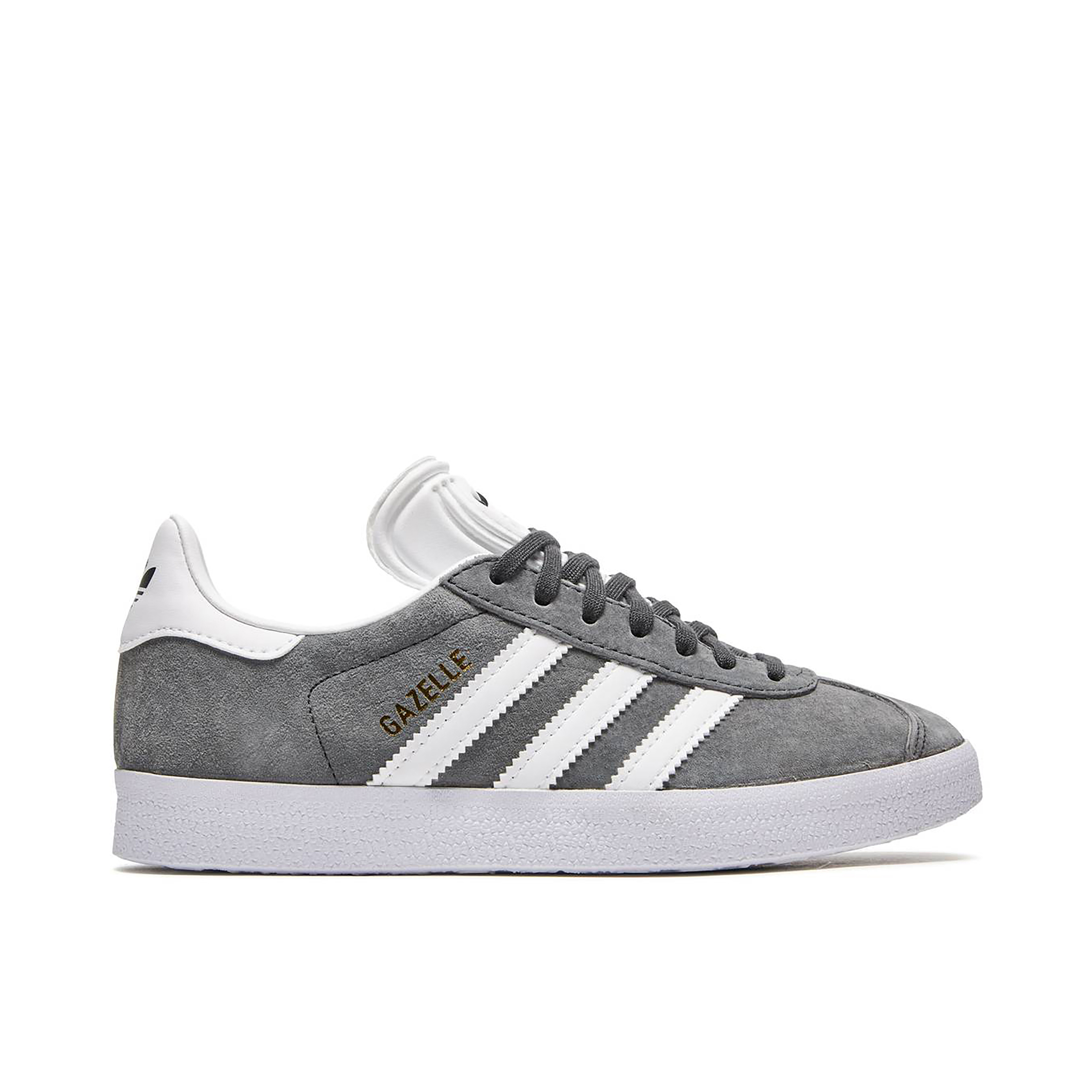 Adidas originals grey gazelle trainers with snake effect trim hotsell