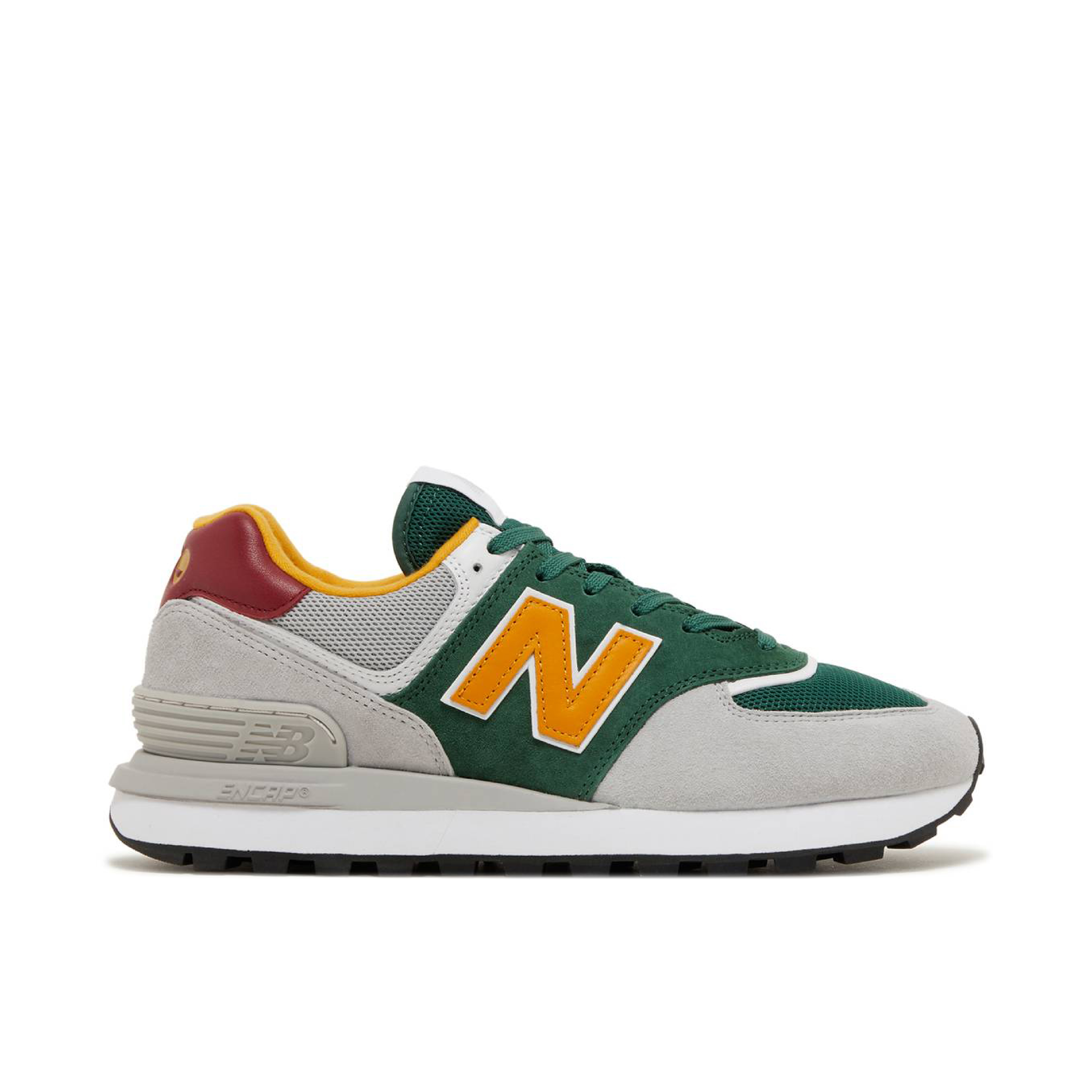 New Balance 574 Legacy Forest Green Varsity Yellow U574LGM1 Laced