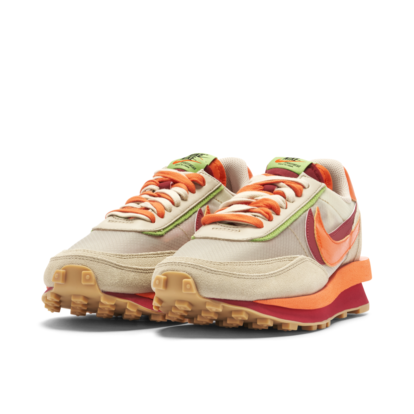 Nike LDWaffle x CLOT x Sacai Net Orange Blaze | DH1347-100 | Laced