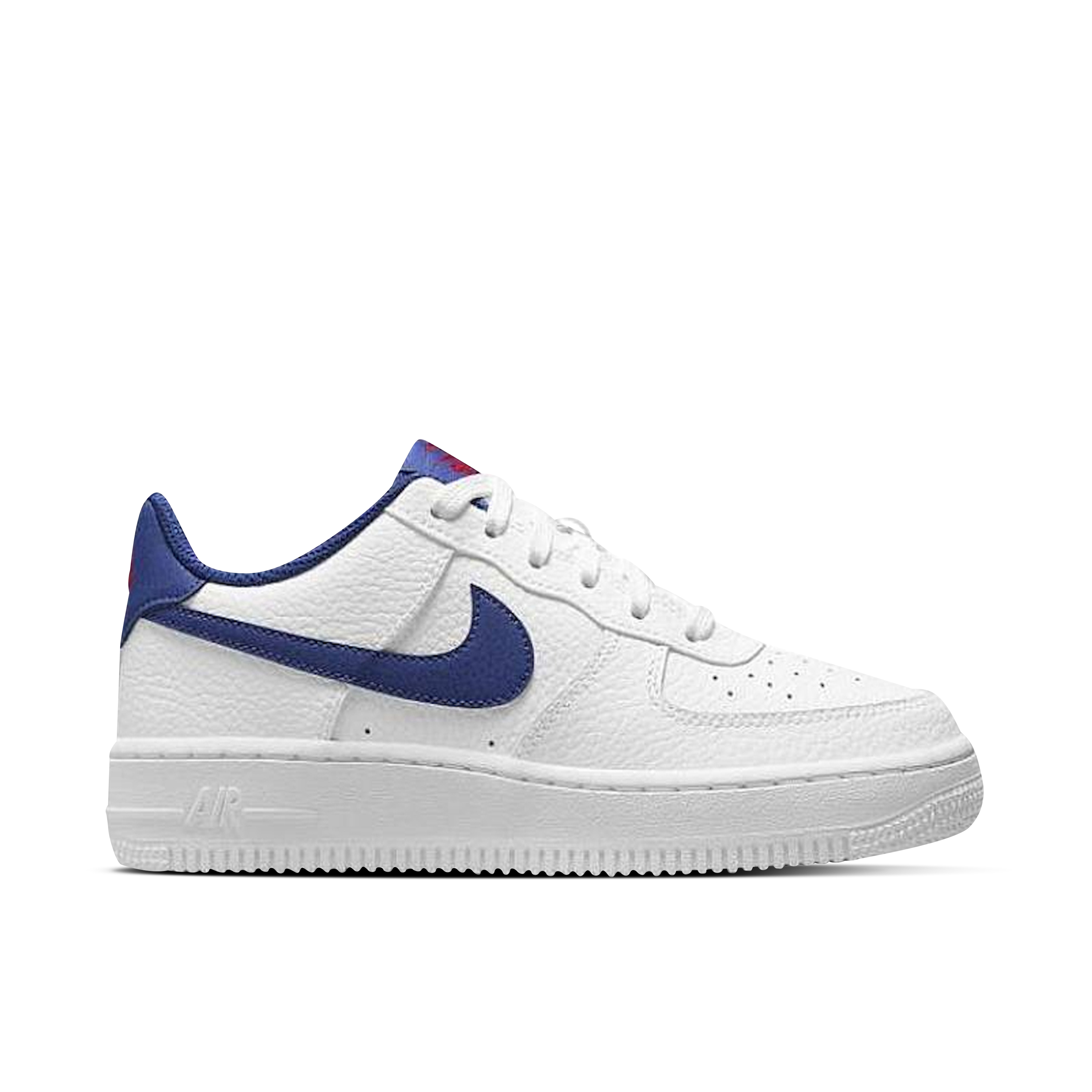 Air force 1 navy best sale blue swoosh