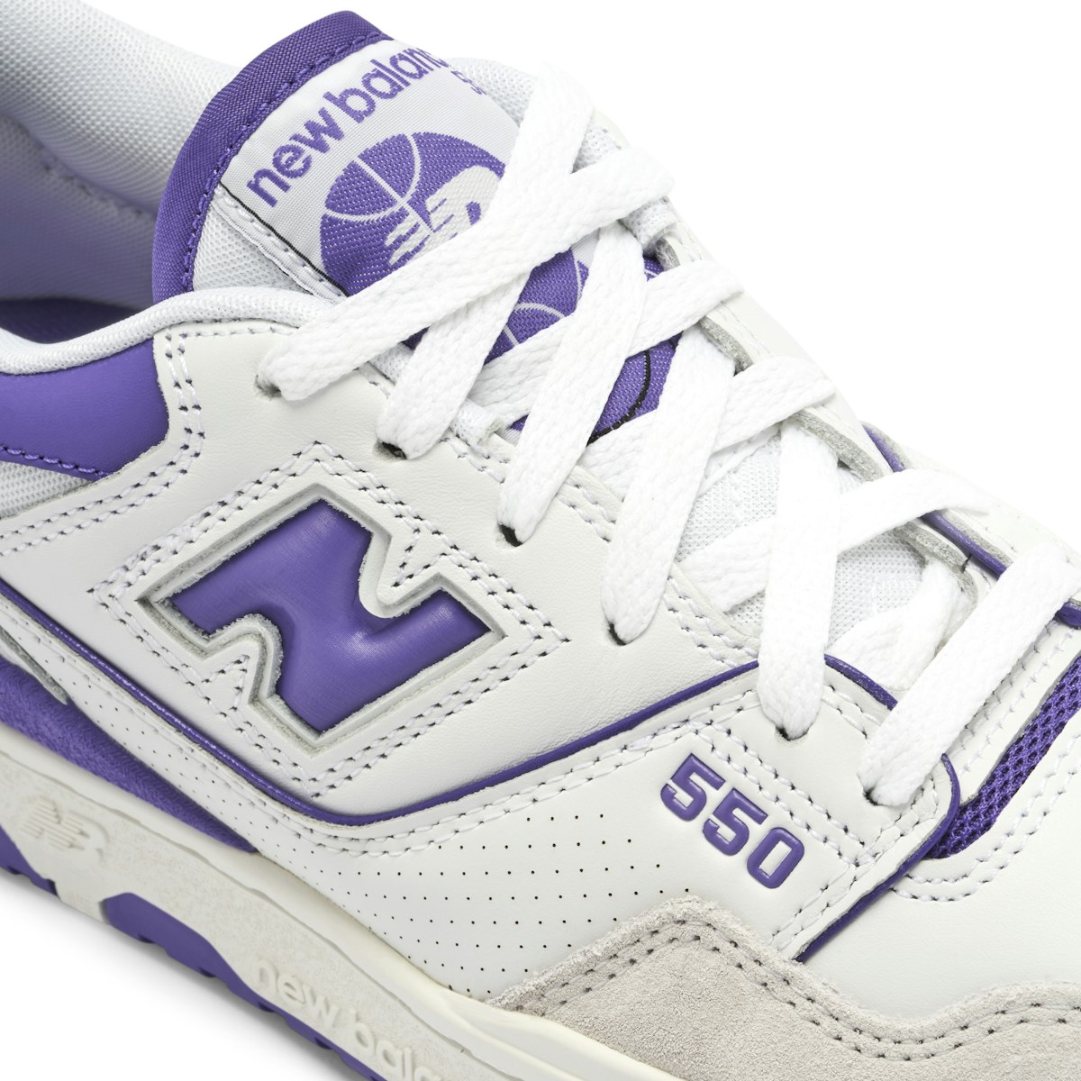 New Balance 550 White Purple