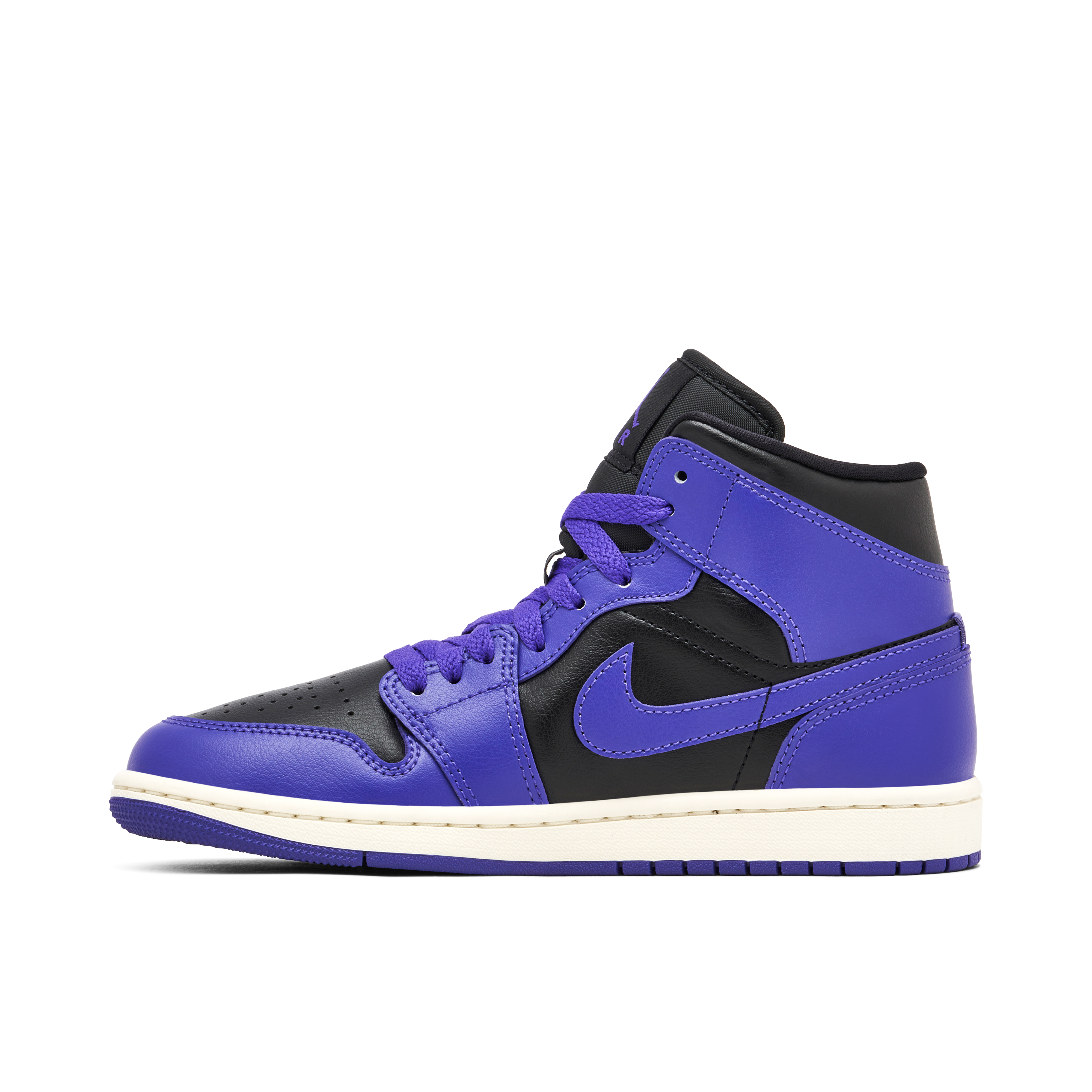 Purple and black womens on sale jordans