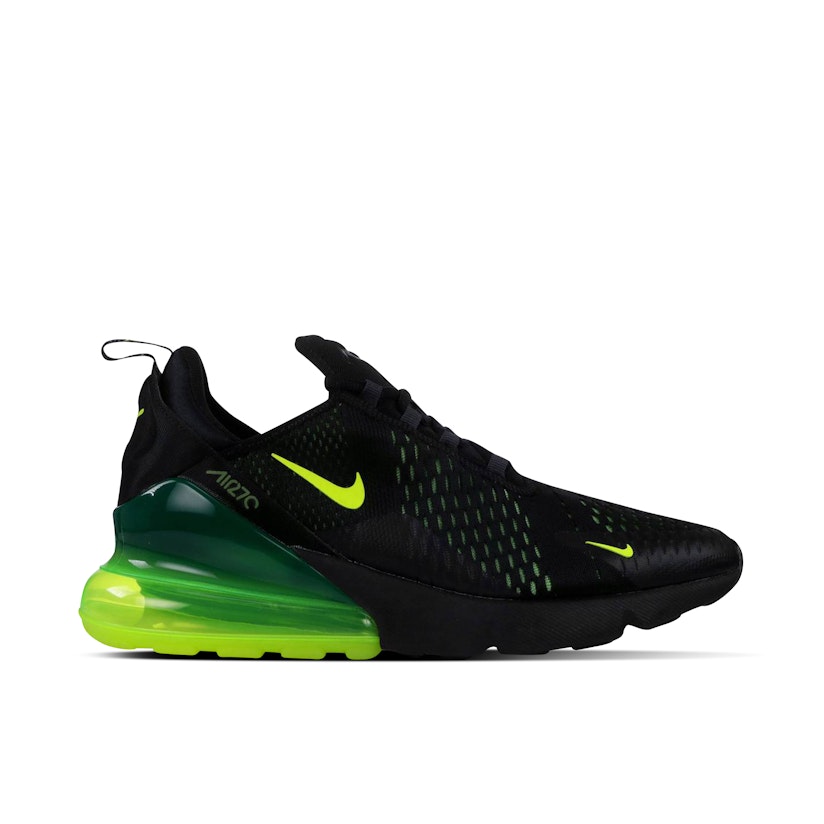 Nike air max 270 black volt green Clearance