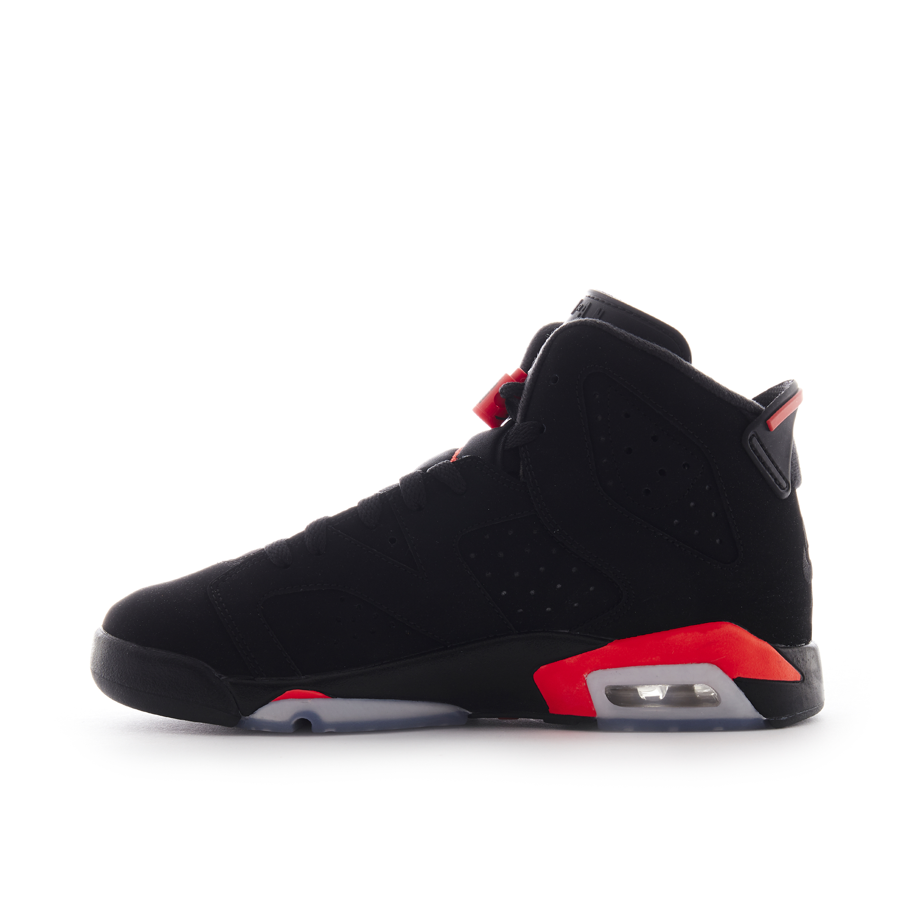 Air jordan retro 6 black best sale and white