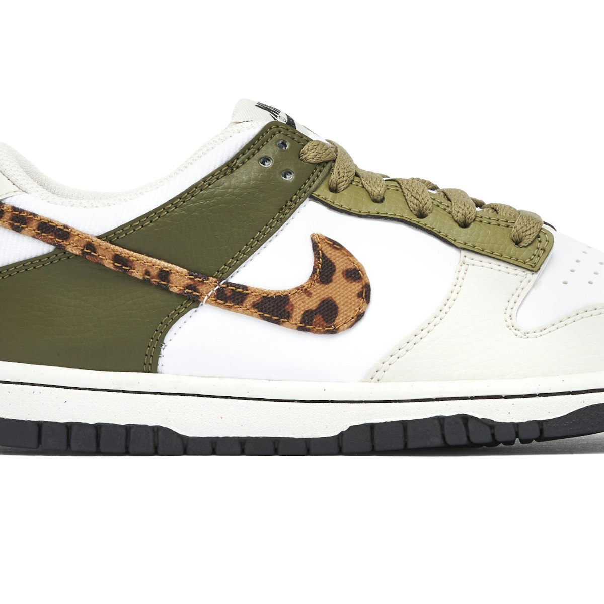 Nike Dunk Low Leopard Olive GS DX9282100 Laced