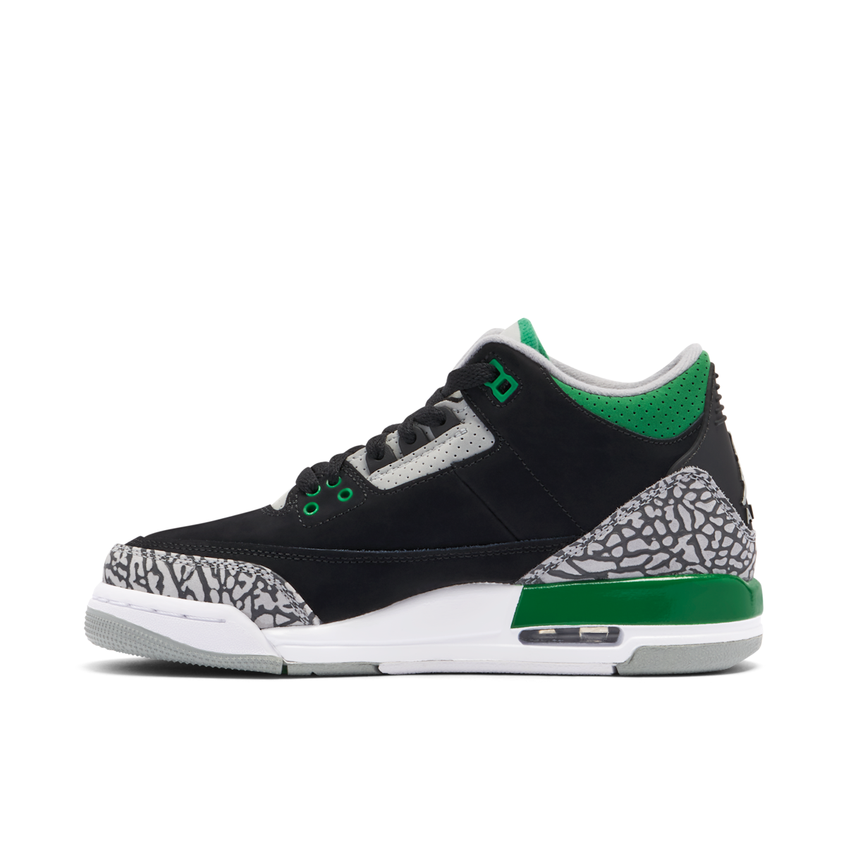 Retro 3 cheap grey and green