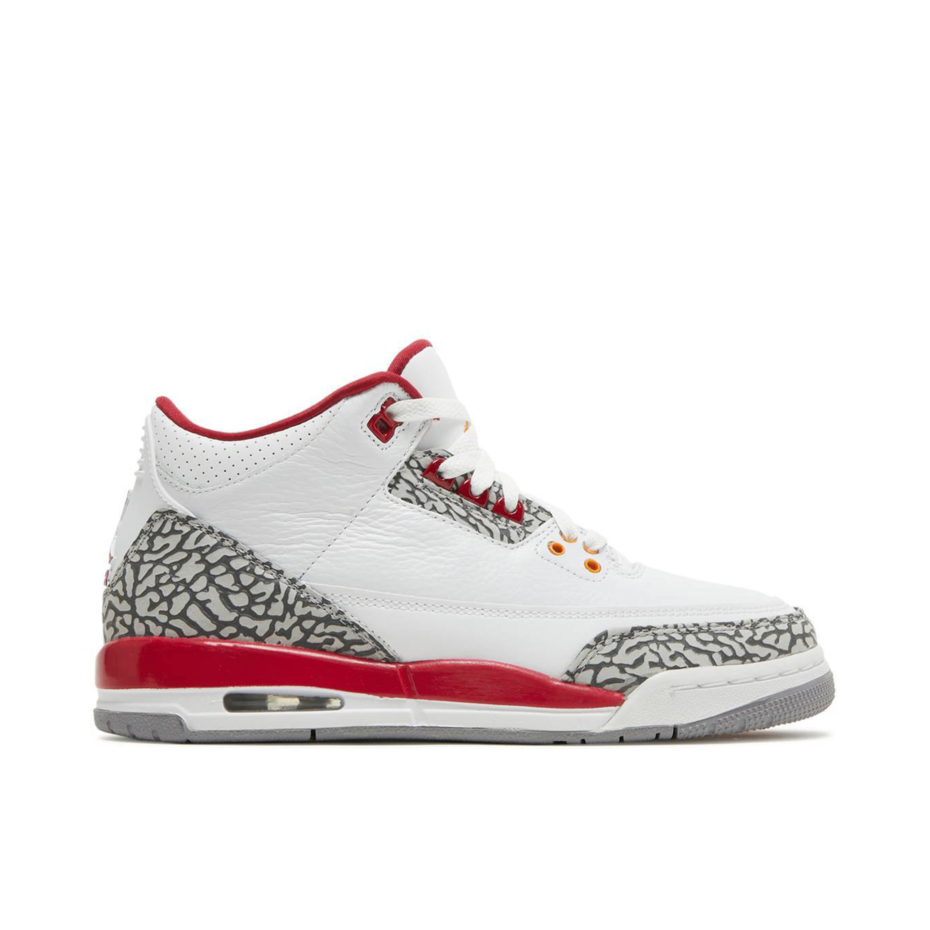 air jordan 3 white and red
