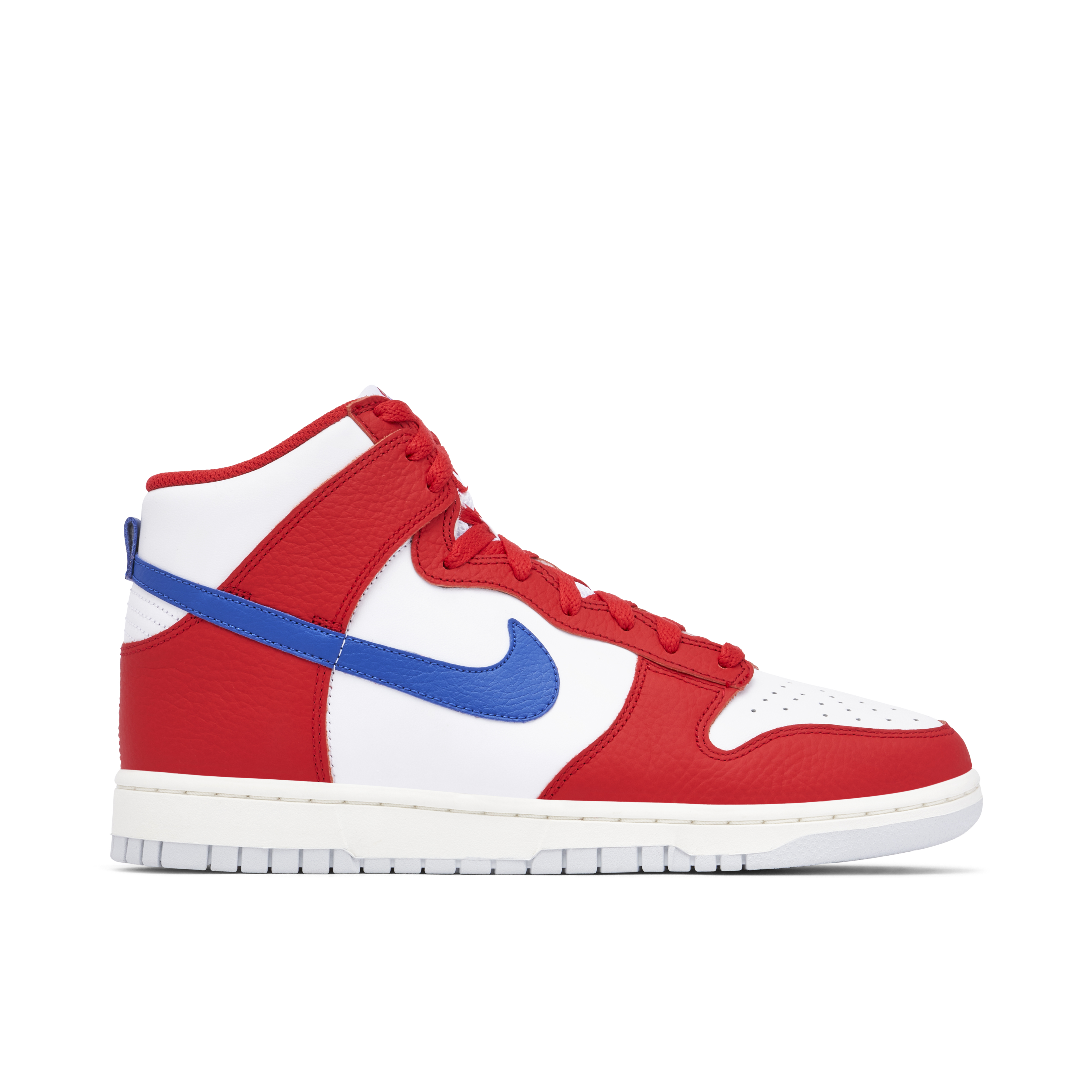 Dunks high clearance red and white