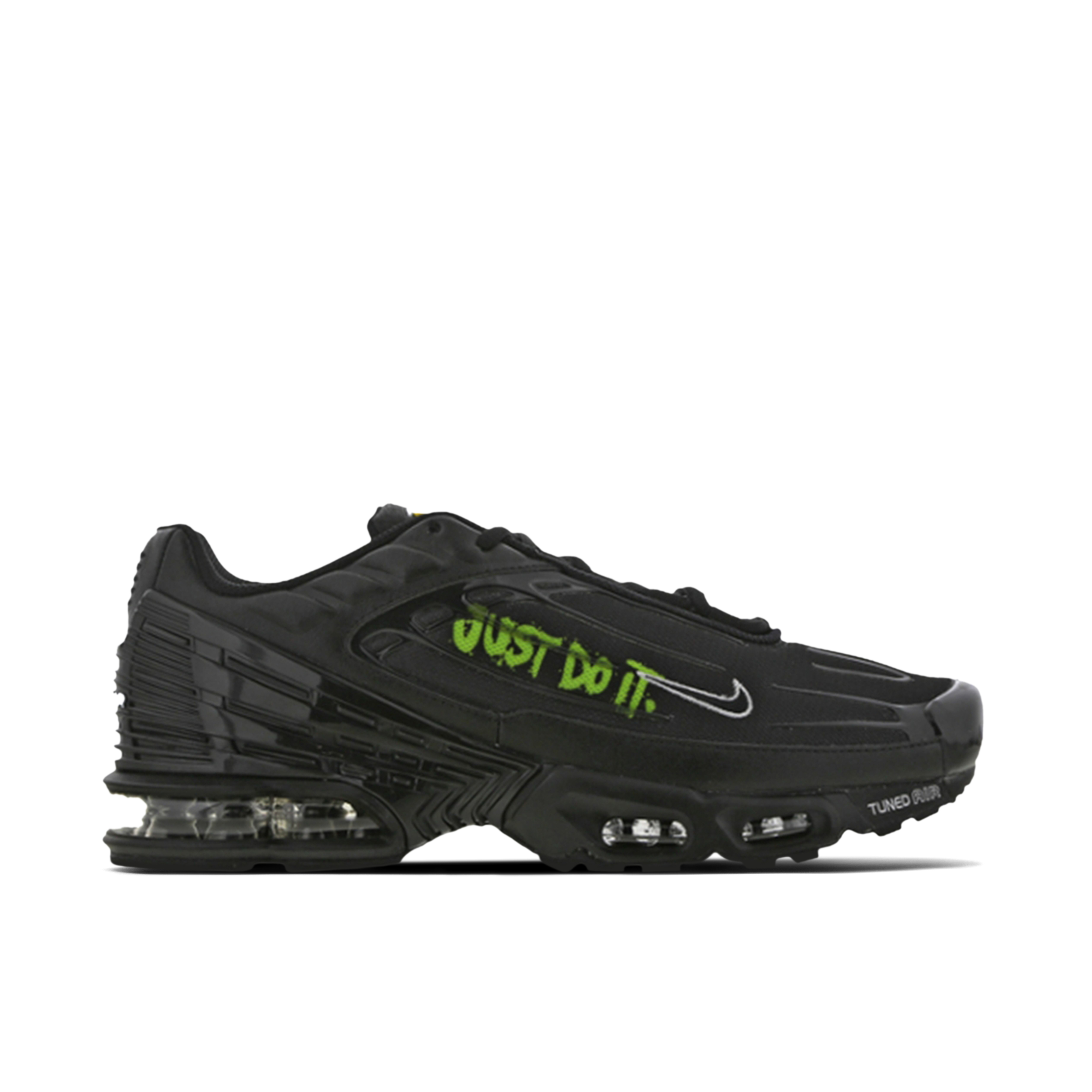 Nike TN Air Max Plus 3 Just Do It Black Volt | DJ6877-001 | Laced