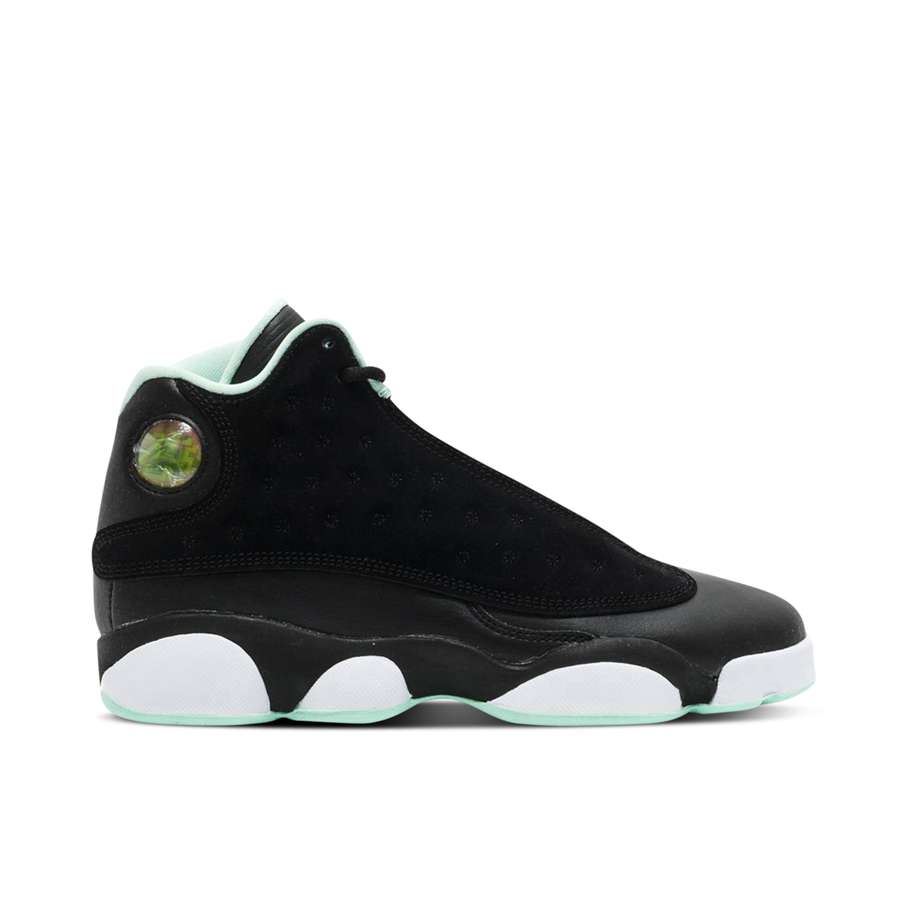 Mint green store jordans 13