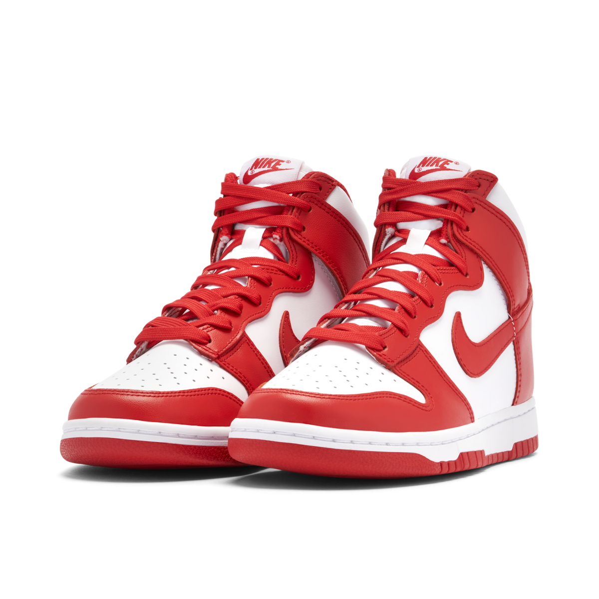 High top hot sale nike red