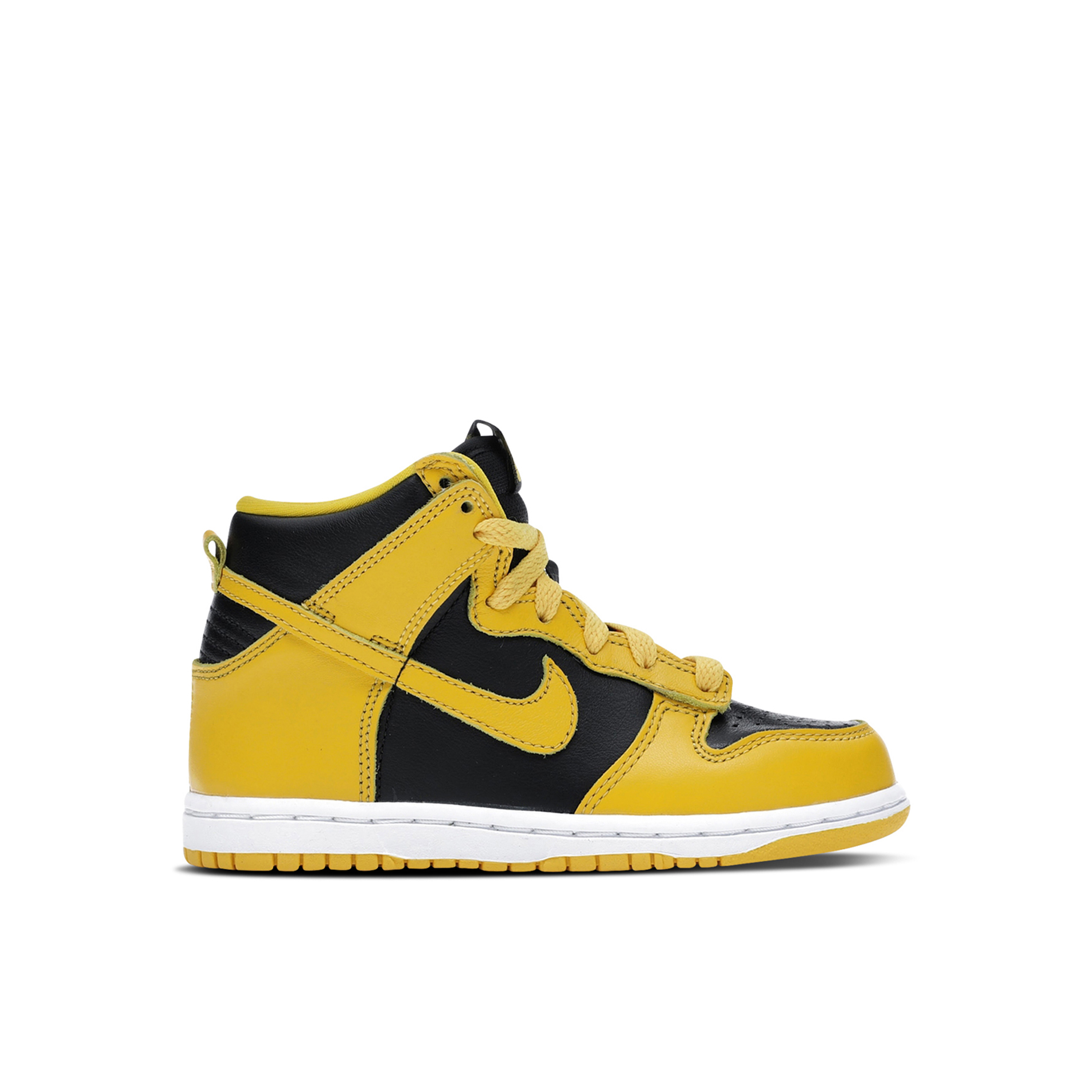 Nike dunk cheap high black yellow