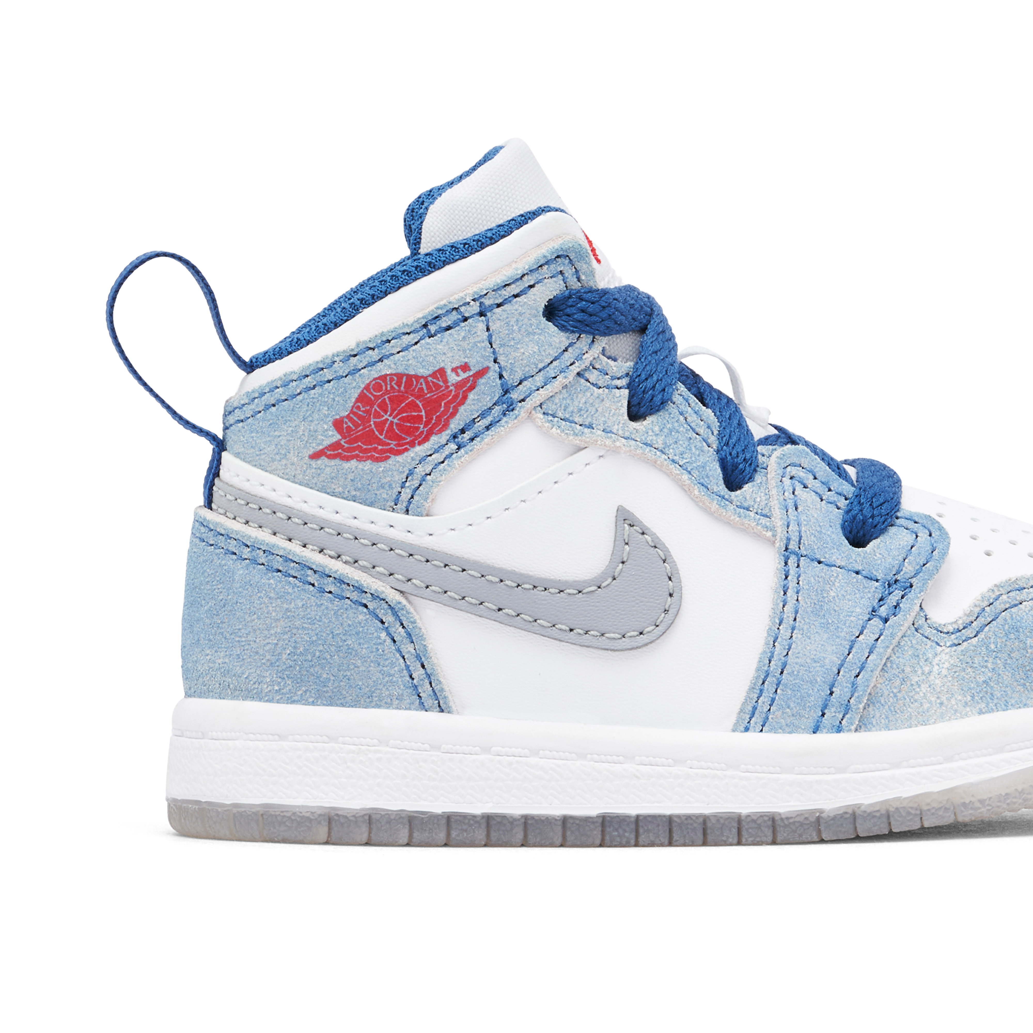 Jordan 1 mid discount rouge et bleu