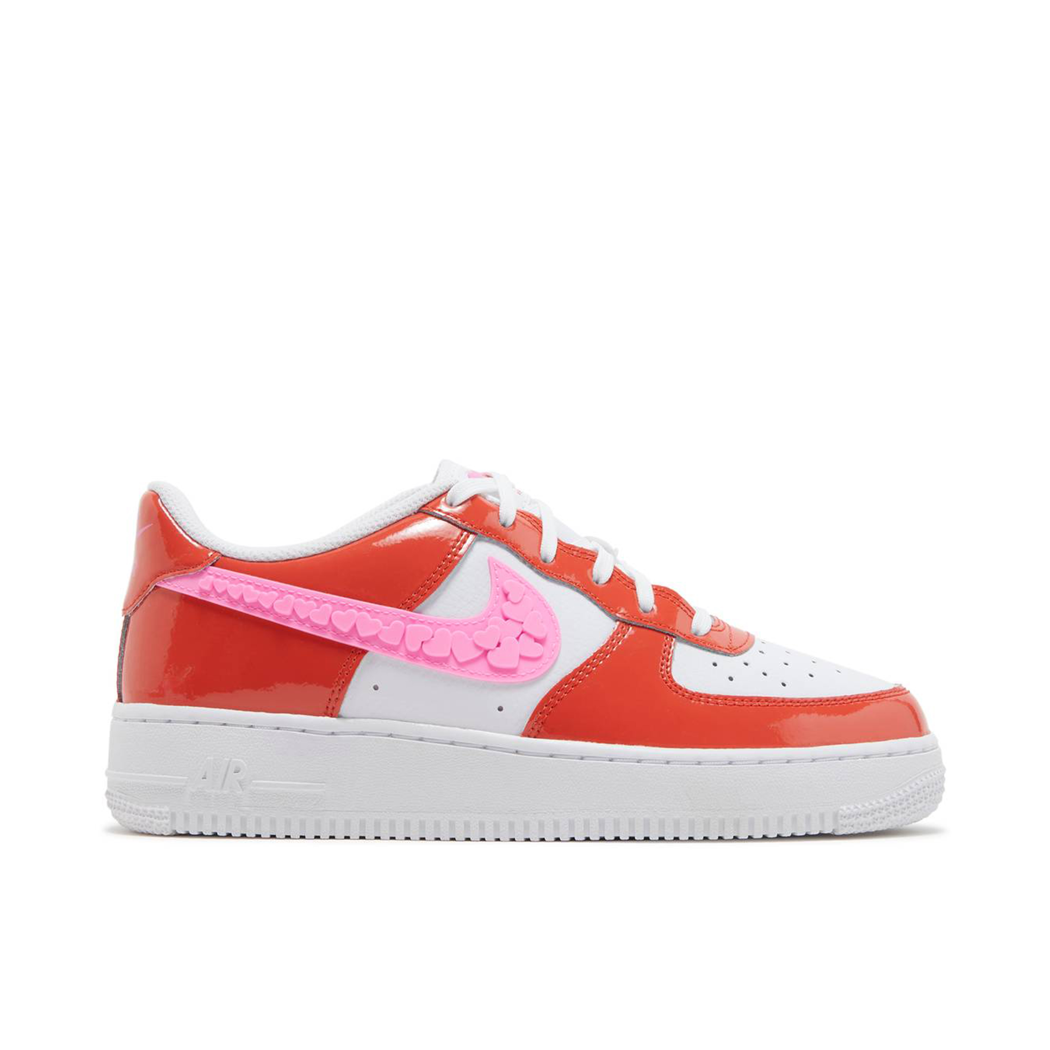 Red Air Force 1 Trainers Online Nike Sneakers Laced