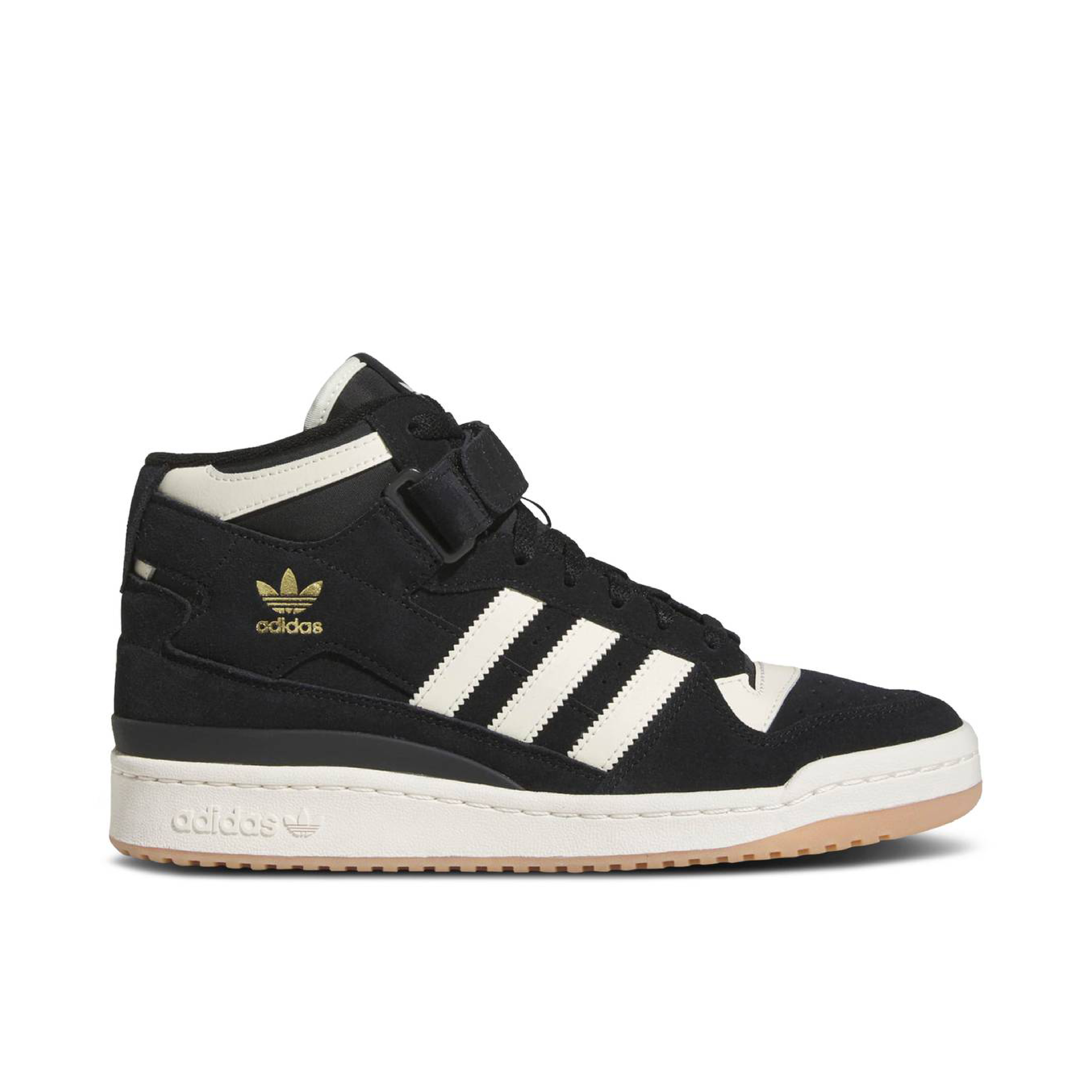 adidas forum mid core black cream white gum