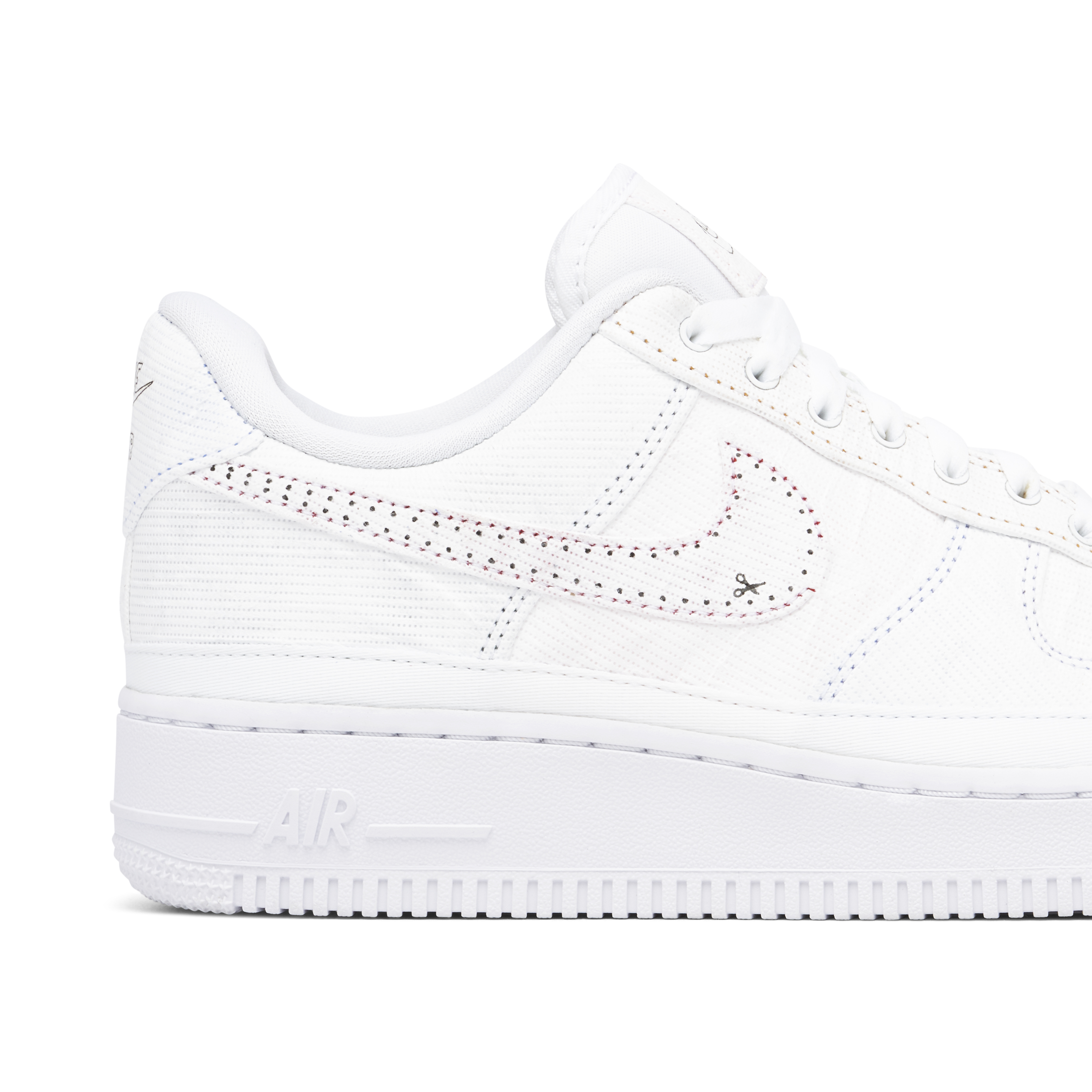 Nike Air Force 1 LX Tear Away Red Swoosh Womens | CJ1650-101 | Laced