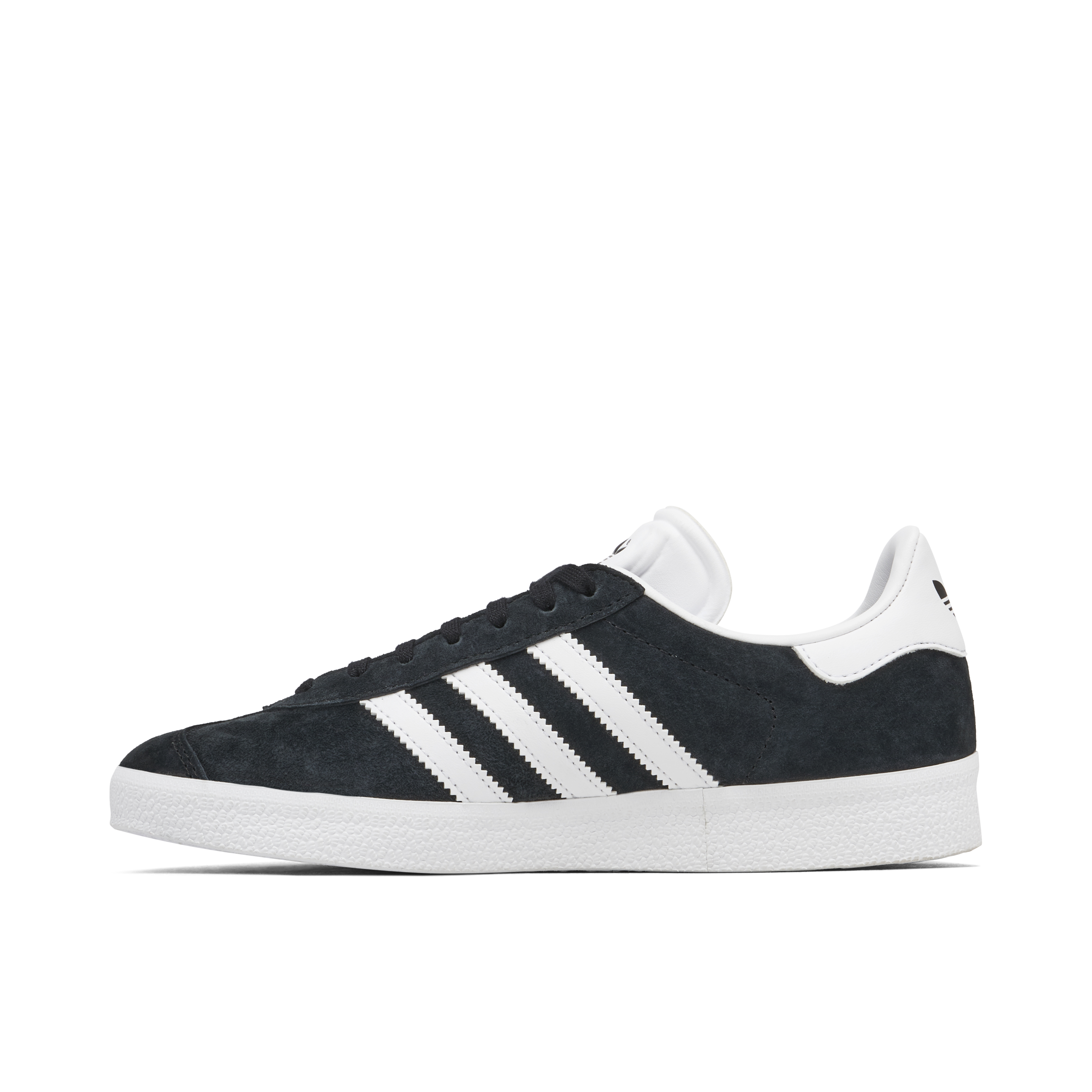 adidas Gazelle Core Black White Gold BB5476 Laced