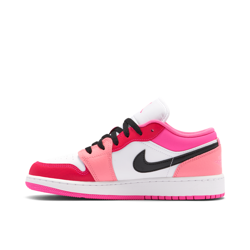 Air Jordan 1 Low Pink Red GS, 553560-162