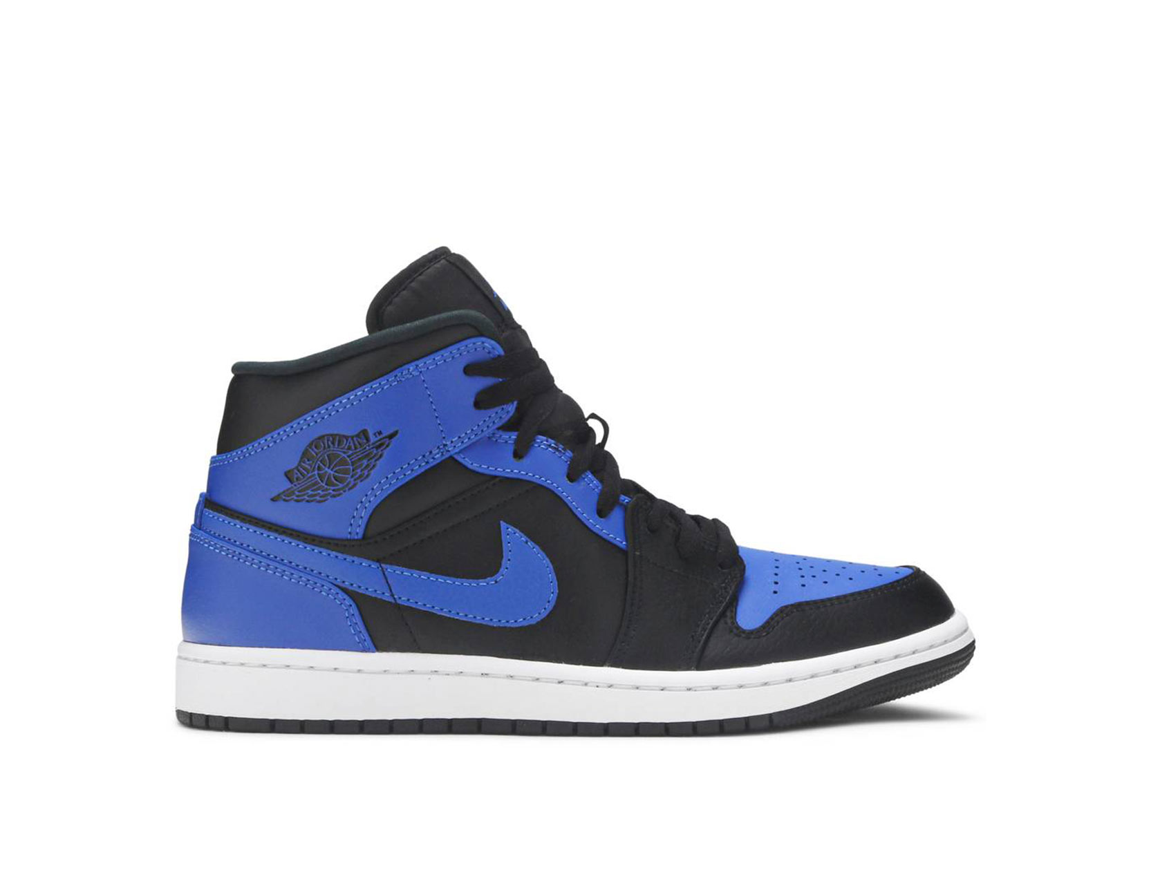 Air Jordan 1 Mid Hyper Royal | 554724-077 | Laced