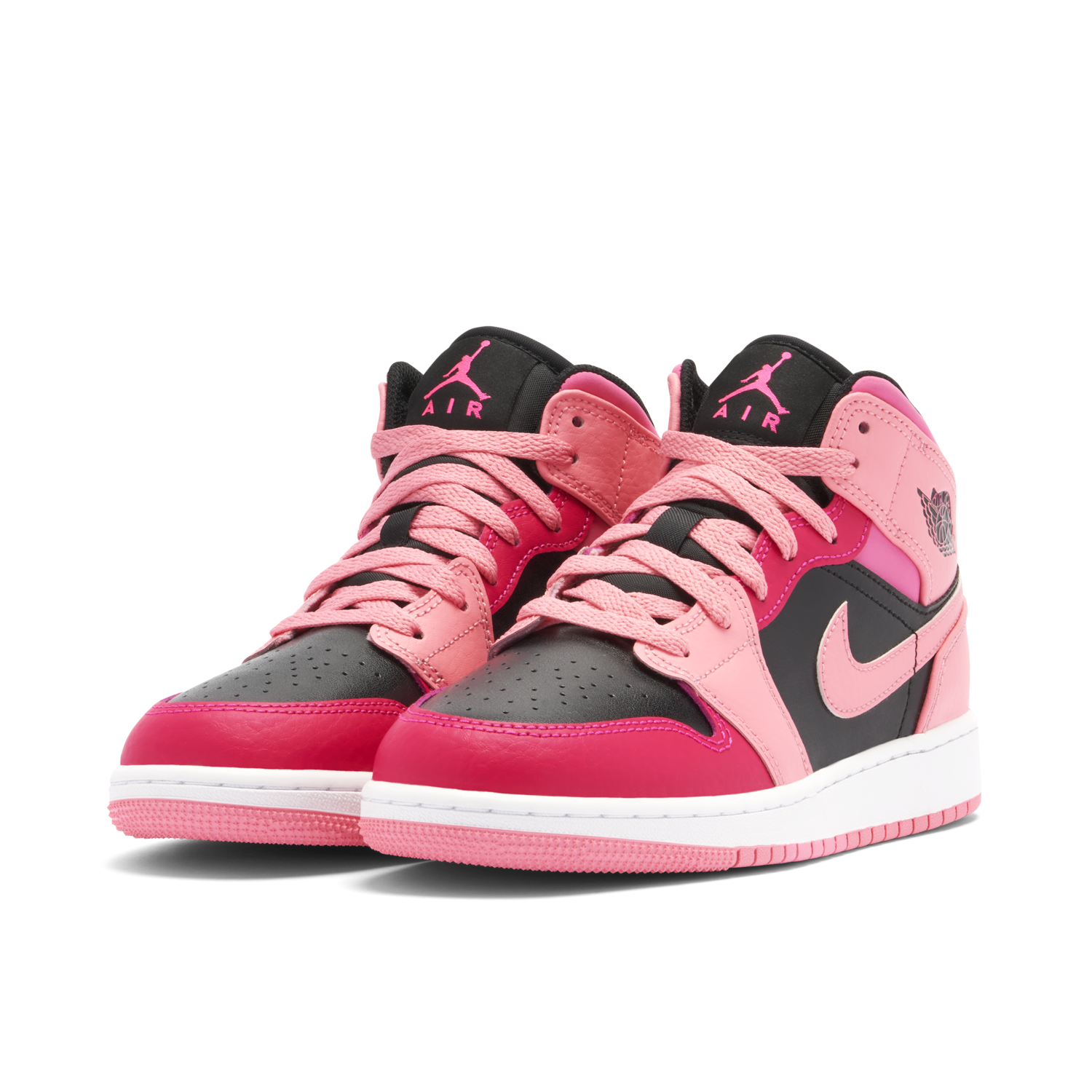 coral chalk jordan 1 mid