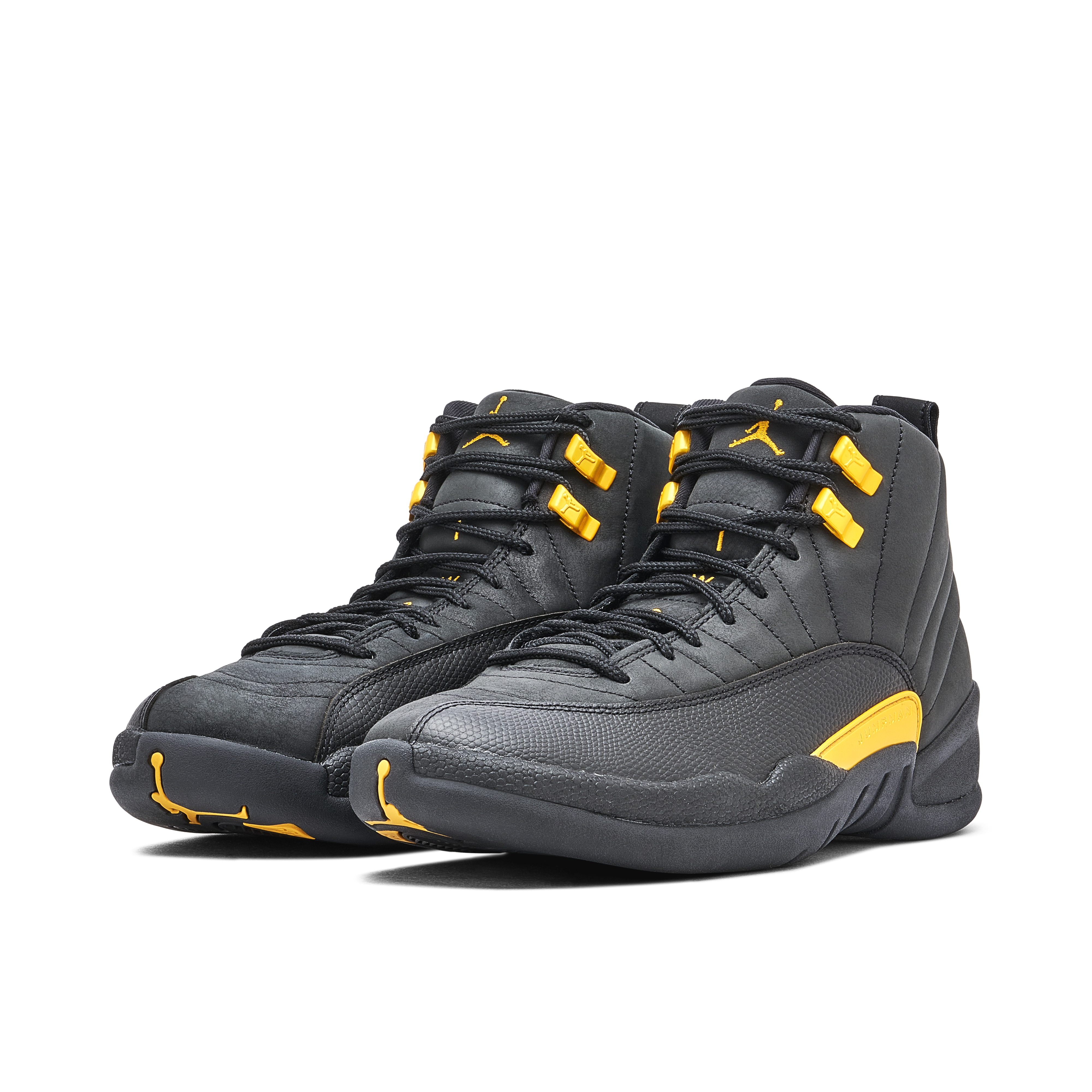 Air jordan 12 deals black and yellow