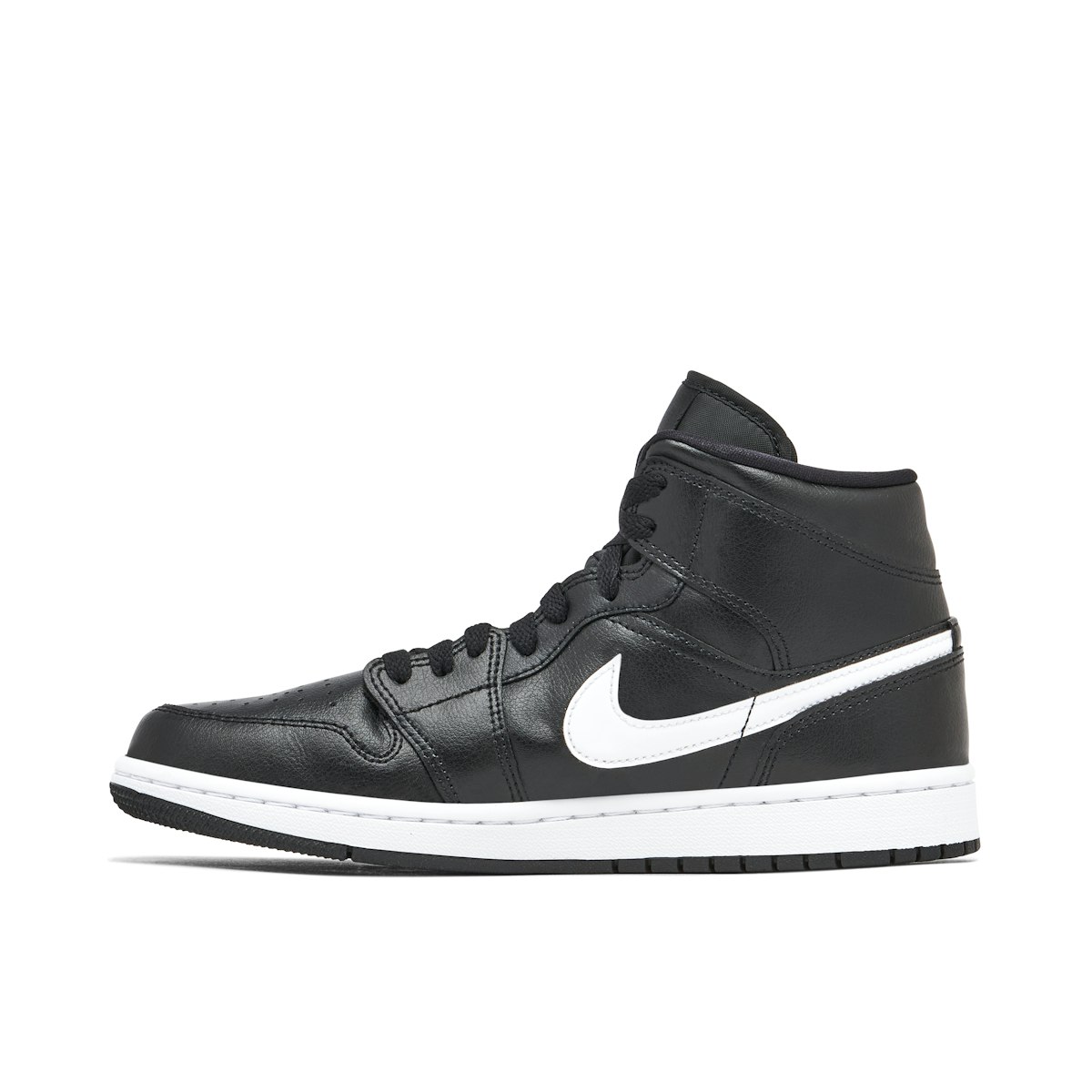 Air Jordan 1 Mid Black White Womens | DV0991-001 | Laced