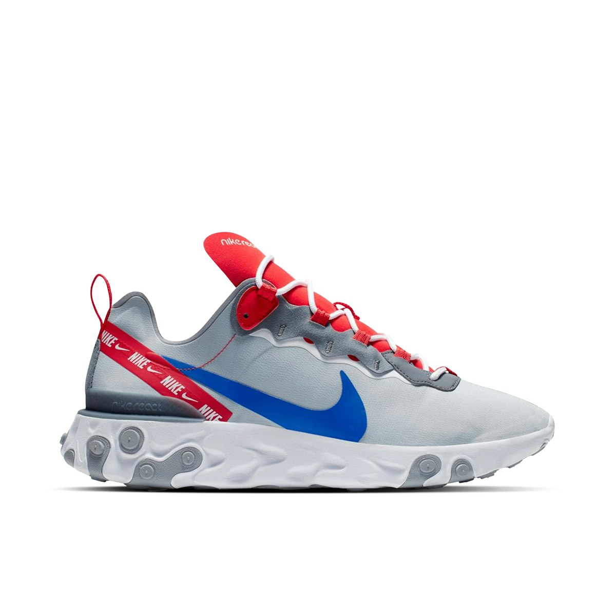 Nike react element 55 grey red Clearance
