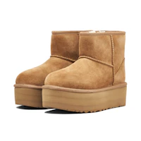 UGG Classic Mini Platform Boot Chestnut Femme | 1134991-CHE | Laced